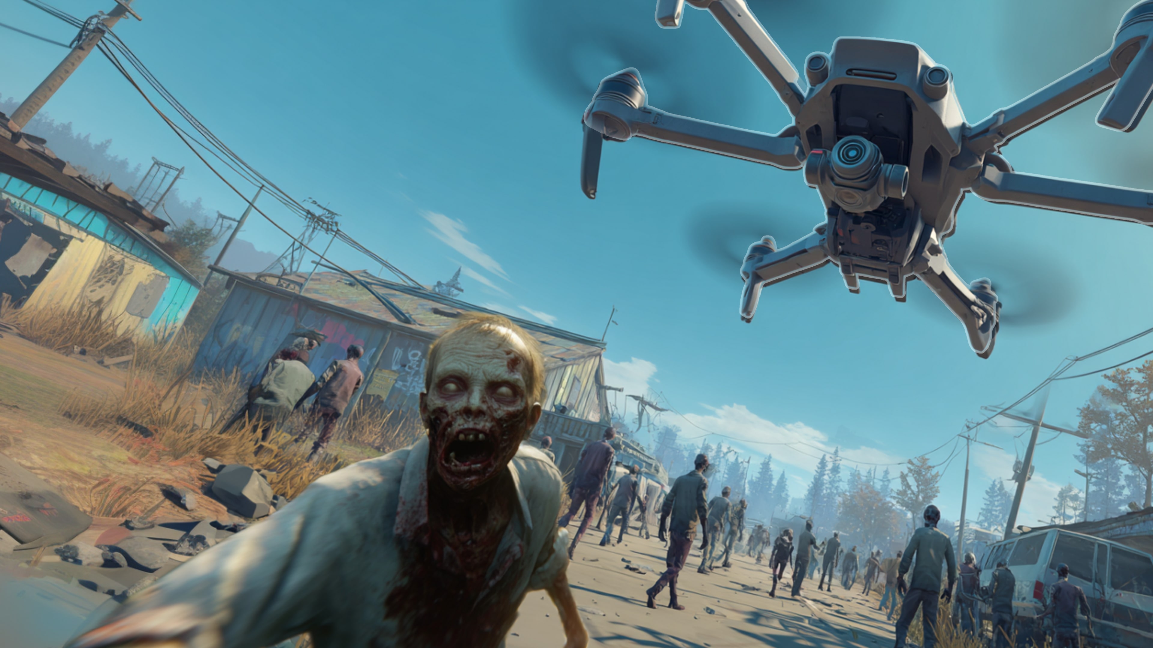 Drone Simulator: SMASH ZOMBIES