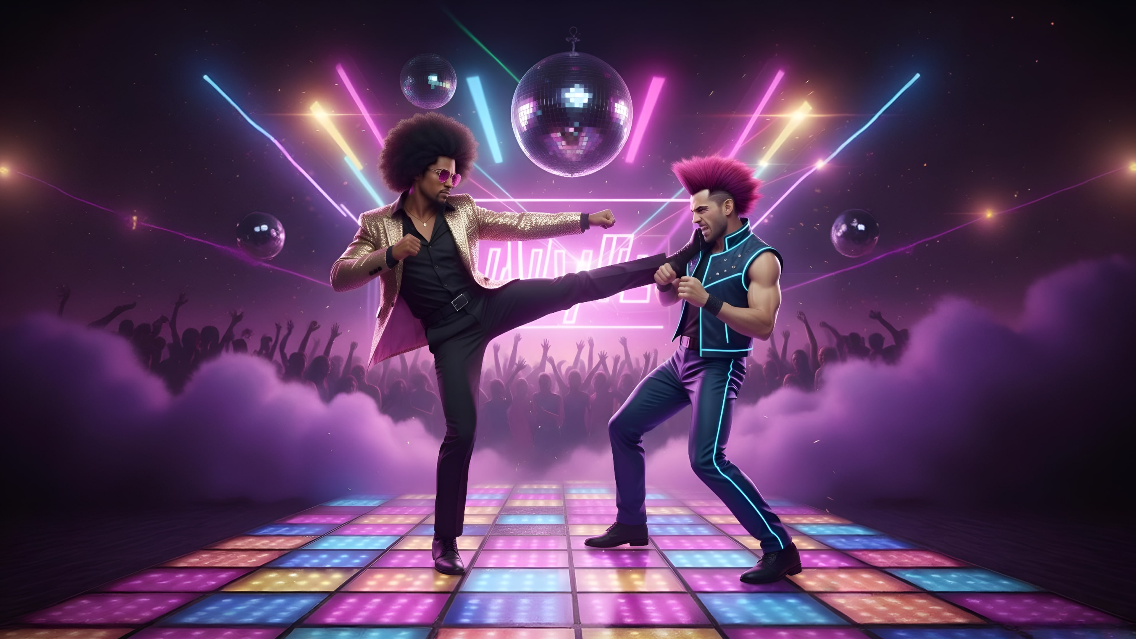 80's Disco Brawl