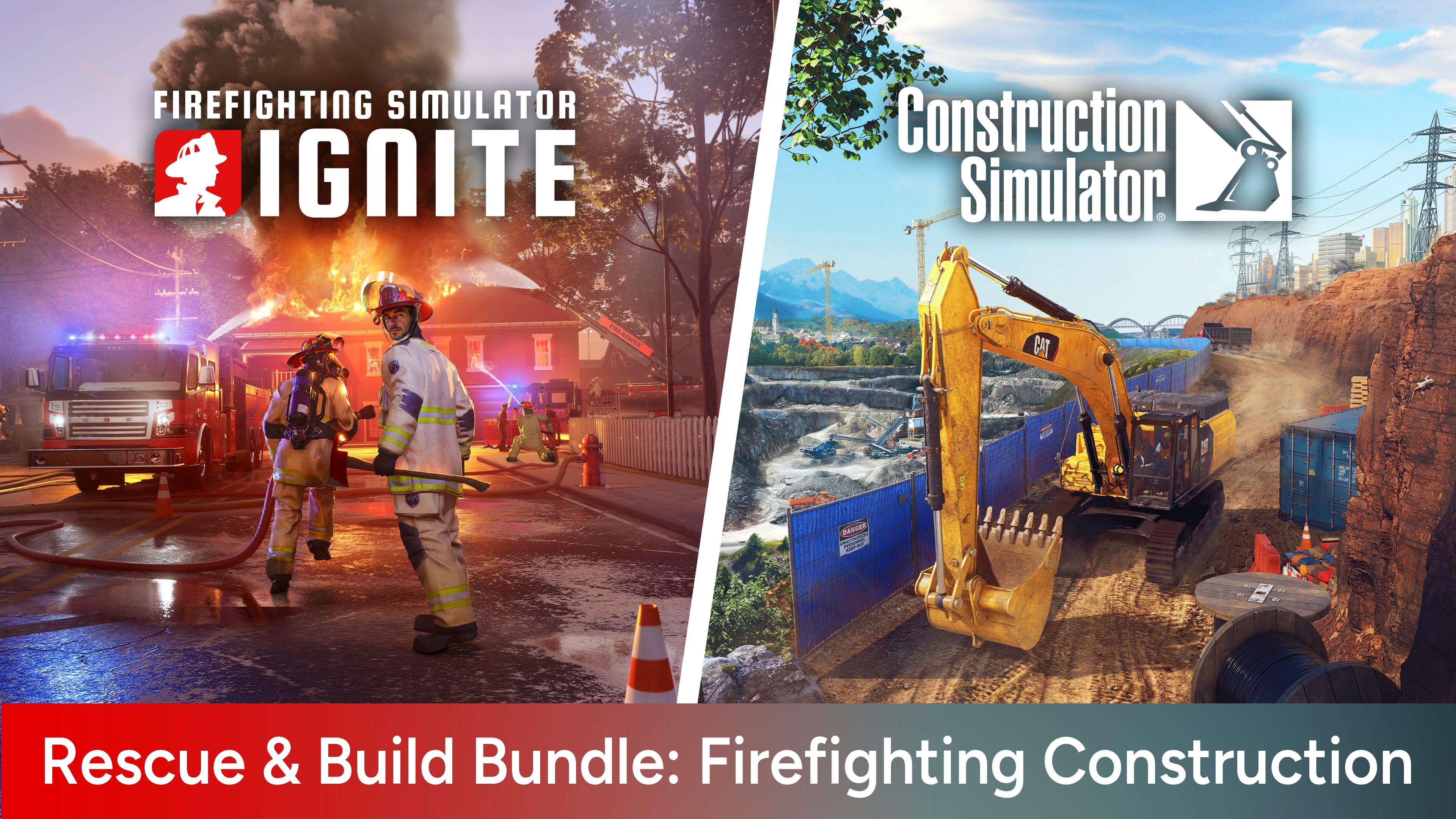Rescue & Build Bundle: Firefighting Construction