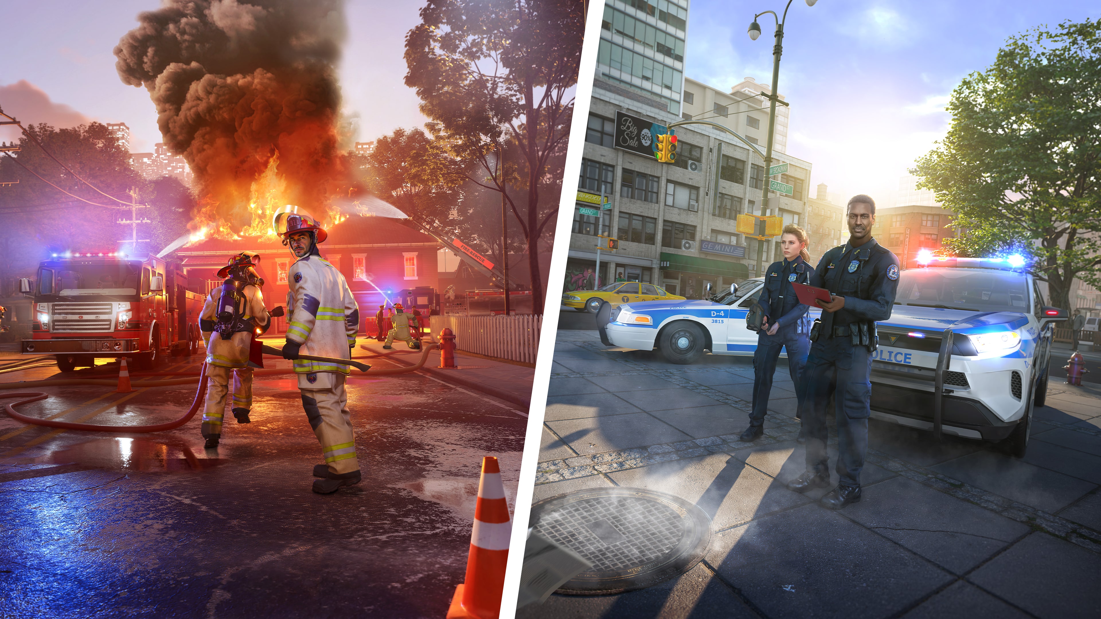 Rescue & Protect Bundle: Firefighting Police