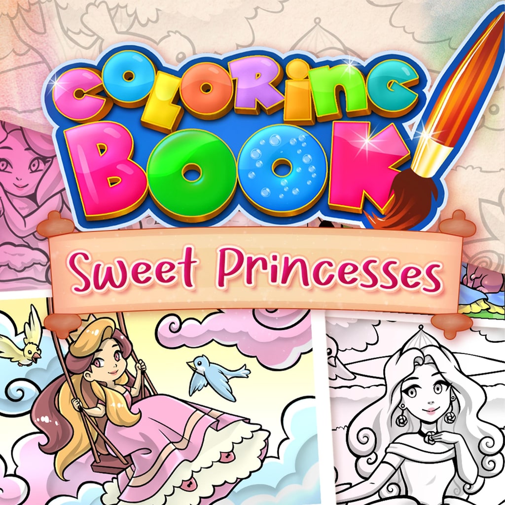 Coloring Book: Sweet Princesses