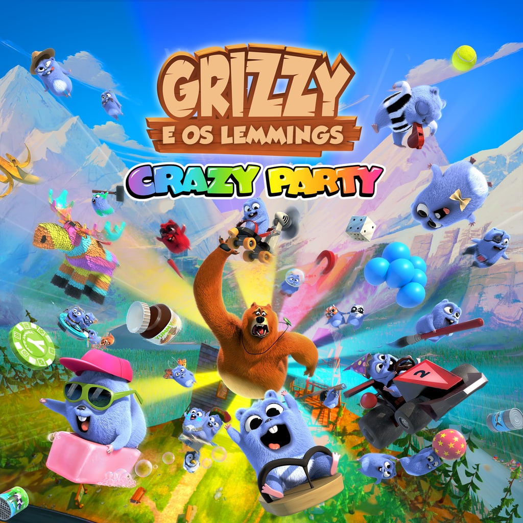 Grizzy e os Lemmings - Crazy Party Master Image