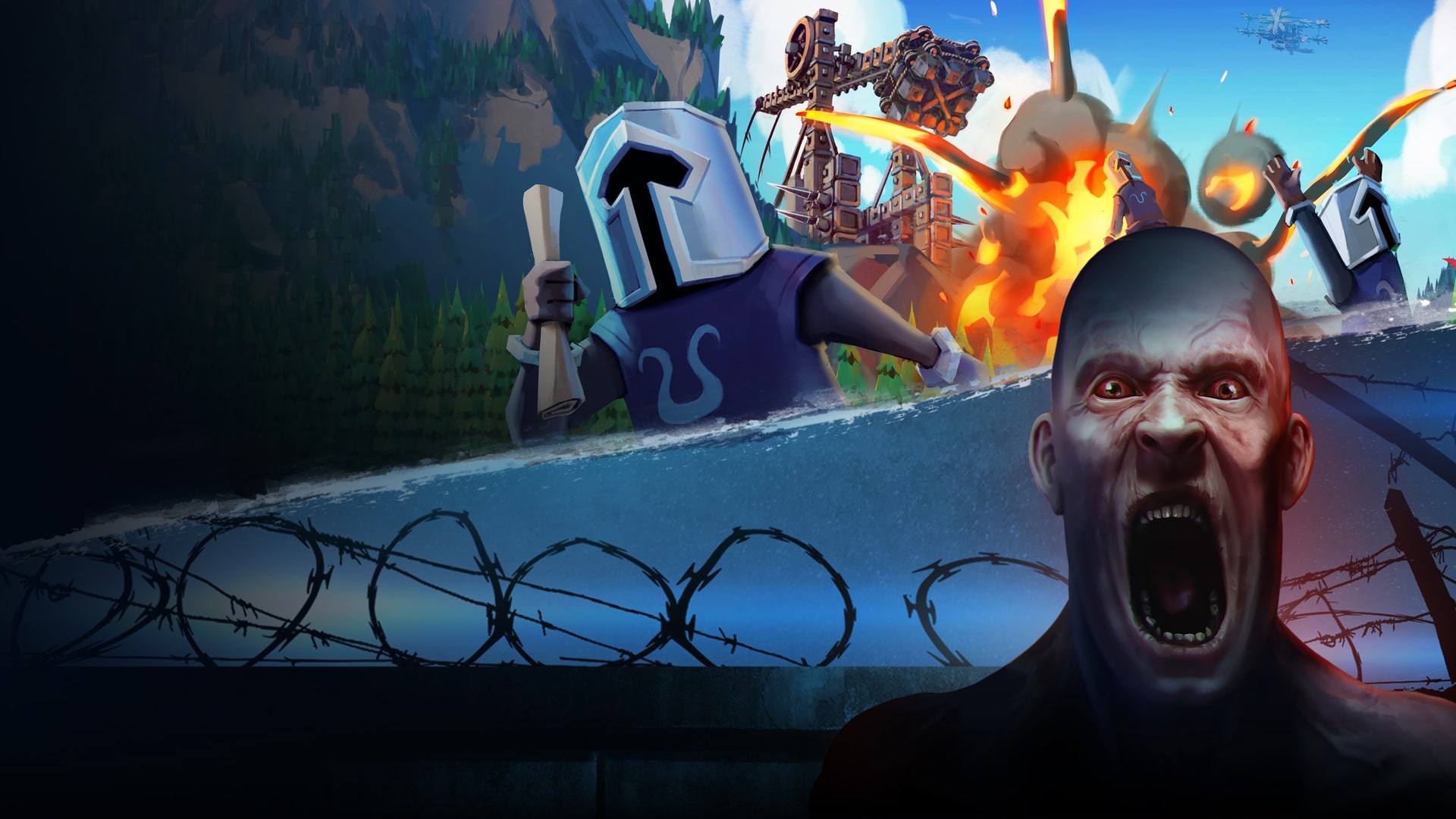 Infection Free Zone x Besiege - screenshot 1