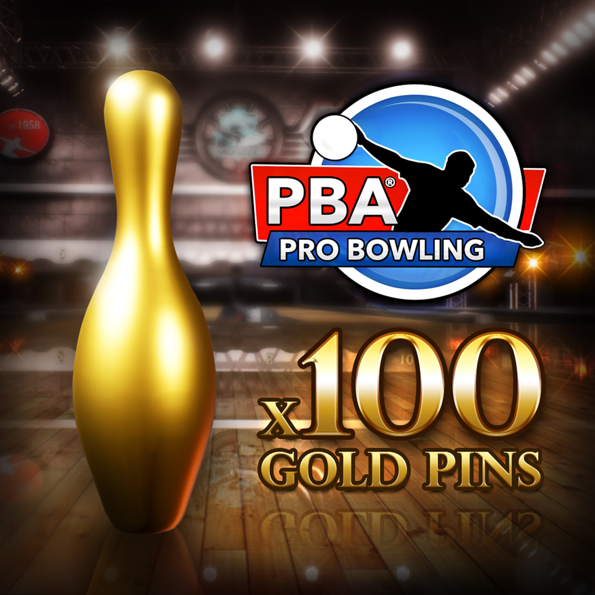 PBA Pro Bowling 100 Pin d'Oro