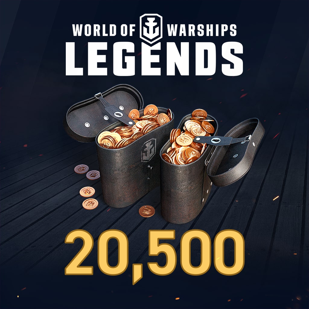 World of Warships: Legends - 20,500 Doubloons PS5