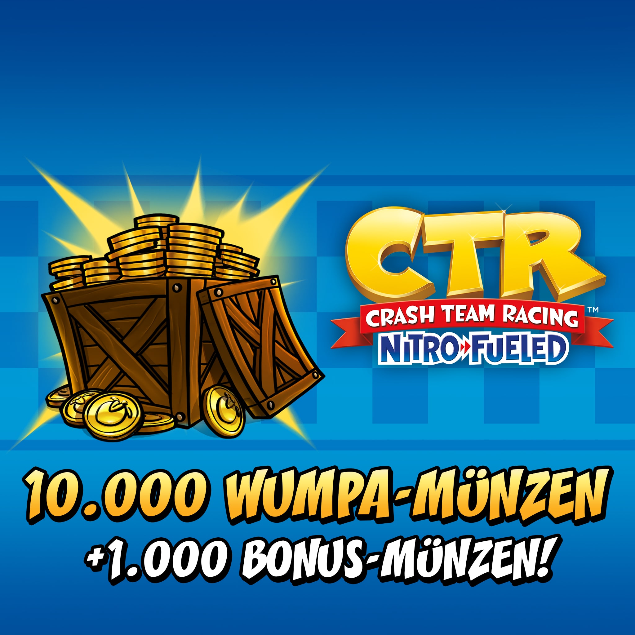 Crash™ Team Racing Nitro-Fueled - 10.000 (+1.000) Wumpa-Münzen