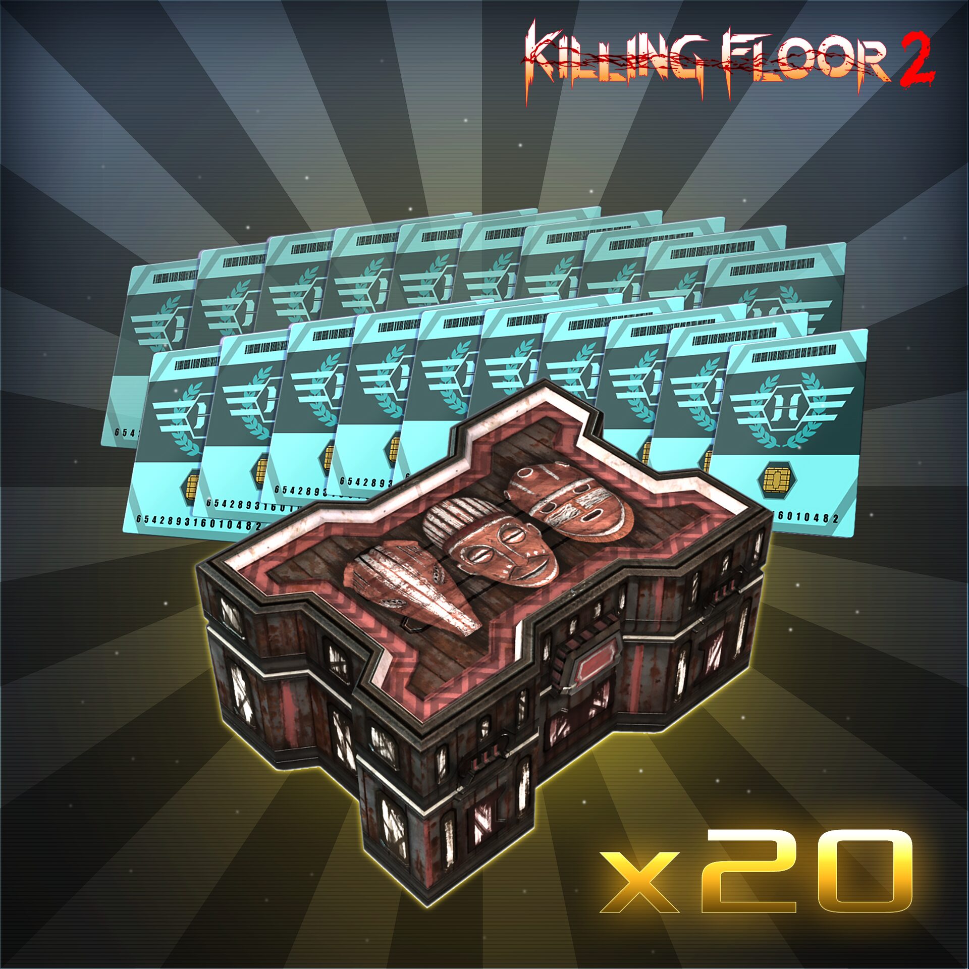 Killing Floor 2 - Horzine Supply Cosmetic Crate - Series 7 Gold Bundle Pack