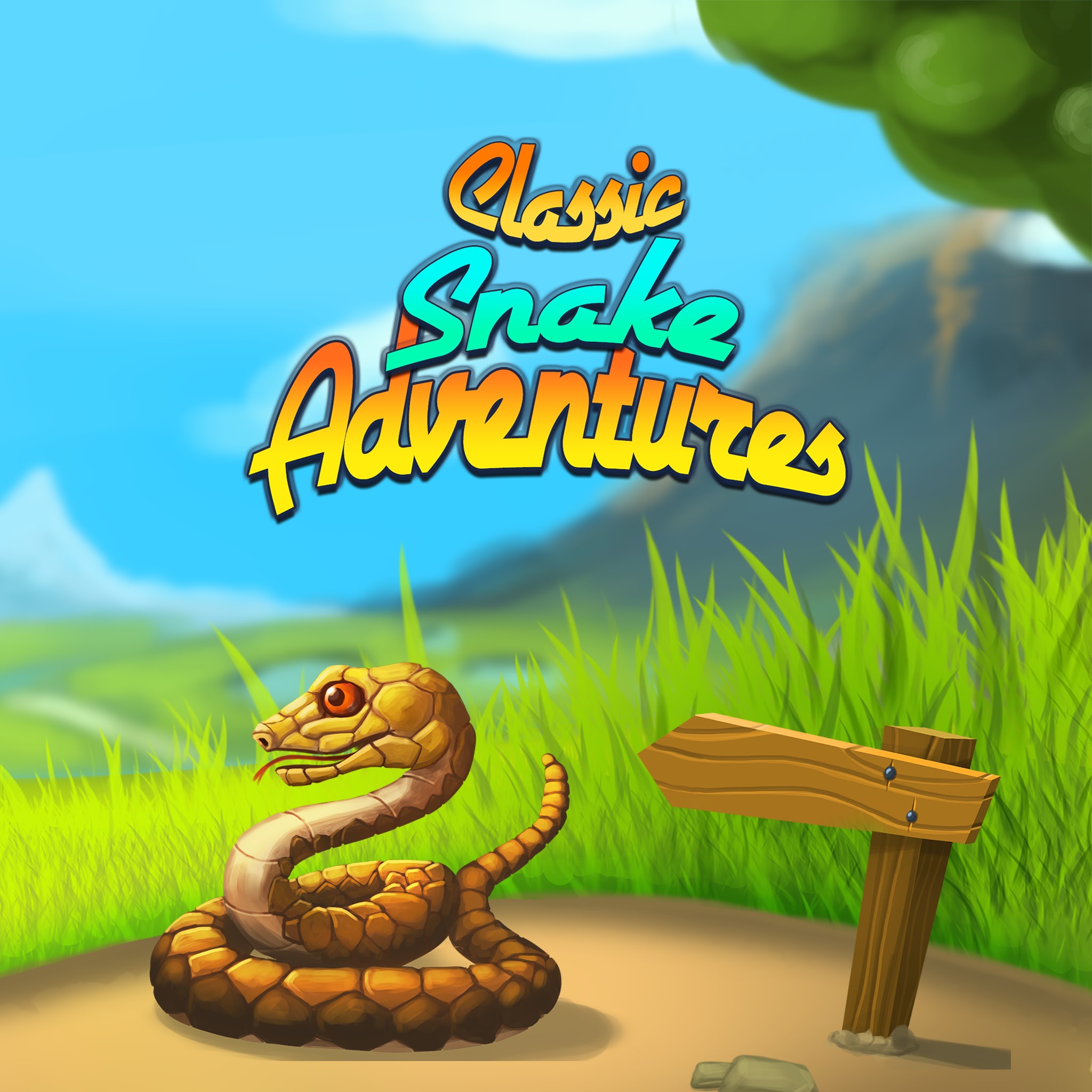 Um jogo de cobra clássico Canvas elemento Android, cobra, animais