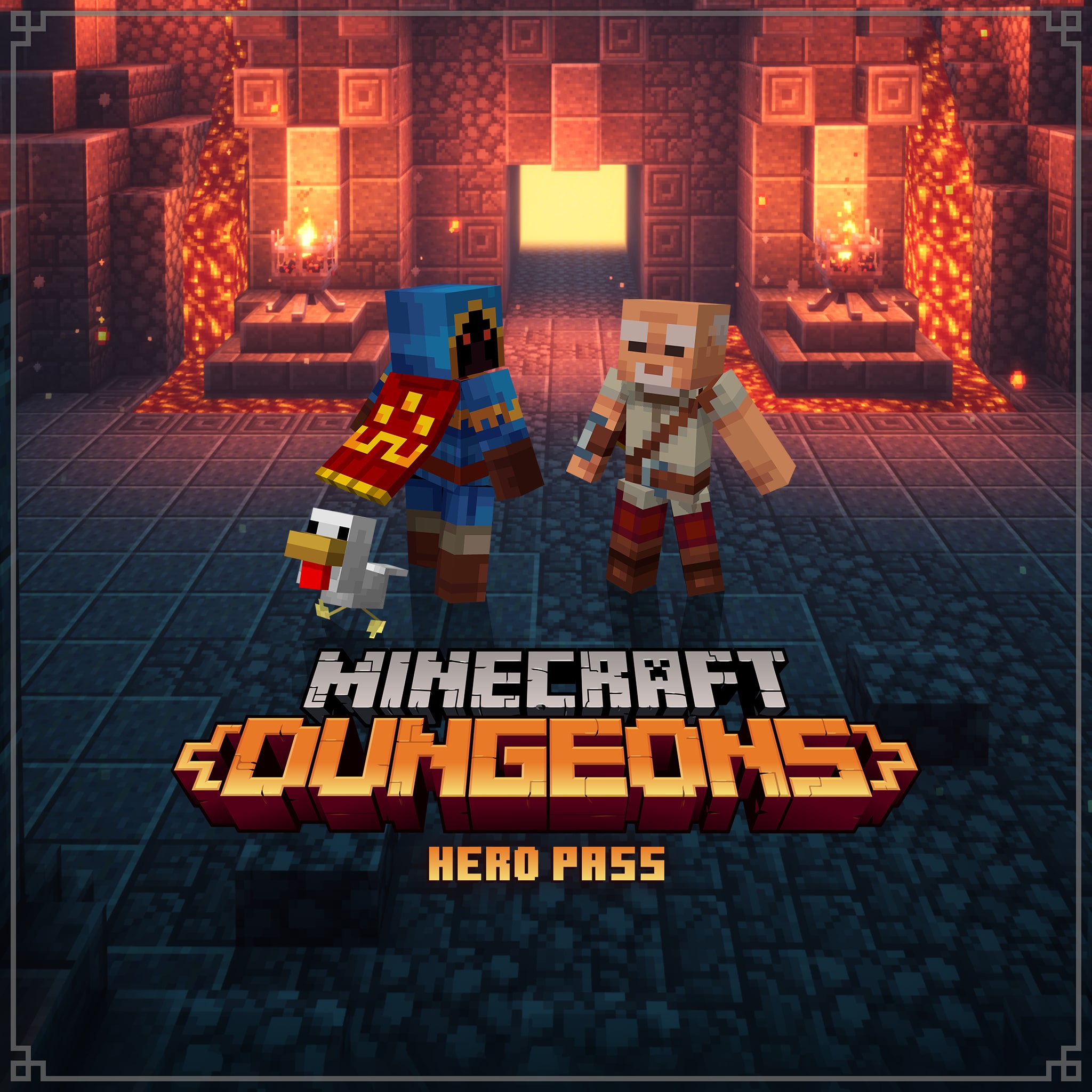 minecraft dungeons game pass