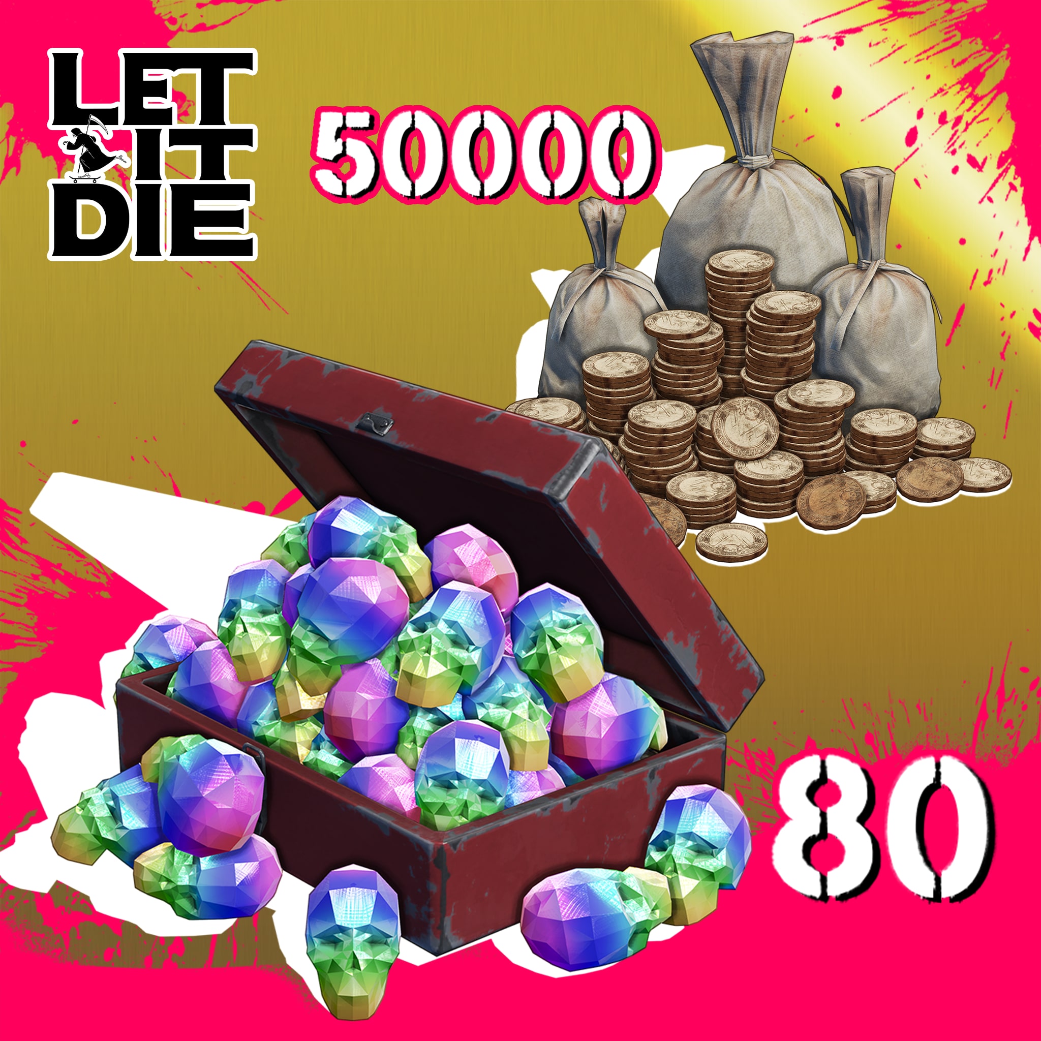 80 Death Metals + 50,000 Kill Coins - LET IT DIE