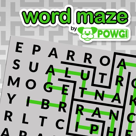 Word Maze by POWGI for playstation
