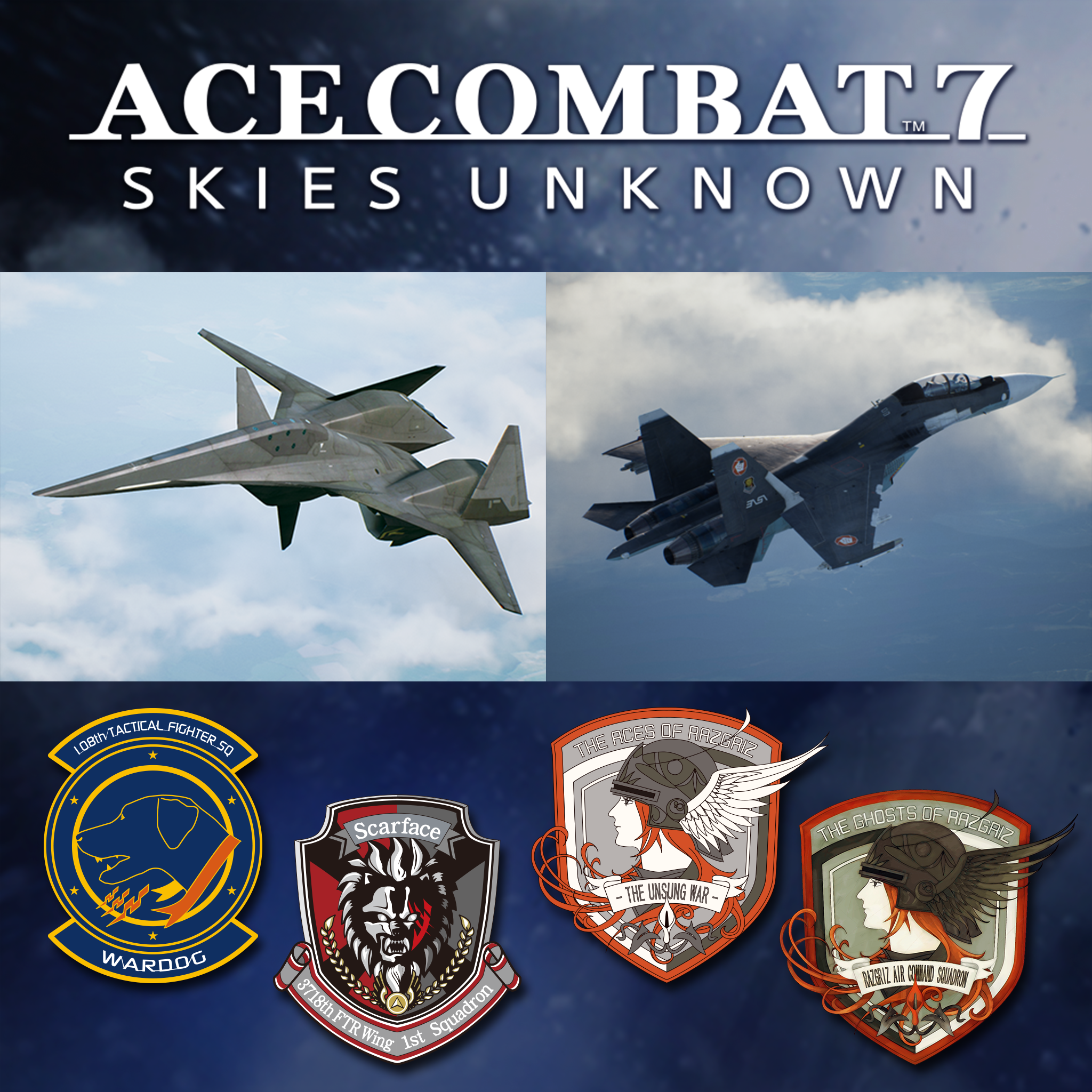 Ace Combat 7: Skies Unknown Top Gun Maverick Edition (PS4) Works in Any  Country