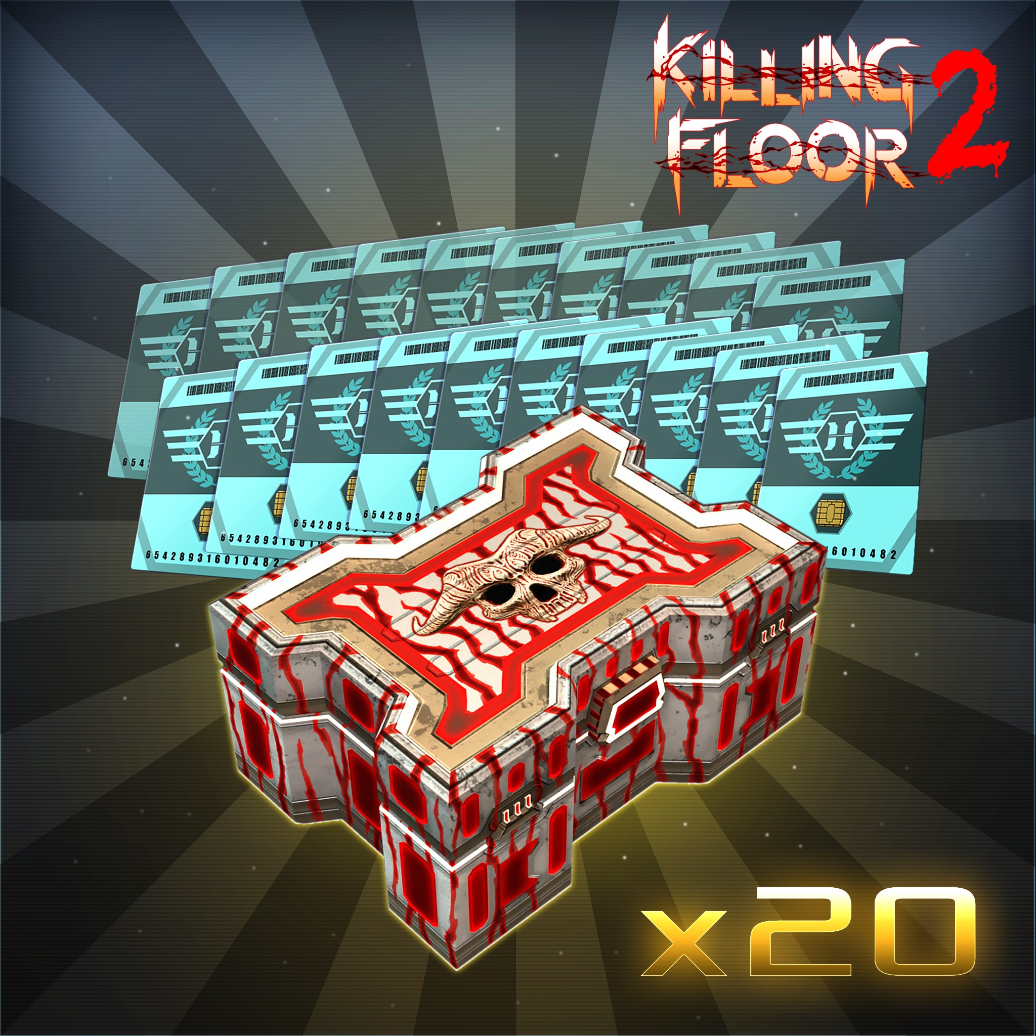 Killing Floor 2 - Horzine 꾸미기 보급상자 | 시리즈 #11 골드 번들 팩 (한국어판)