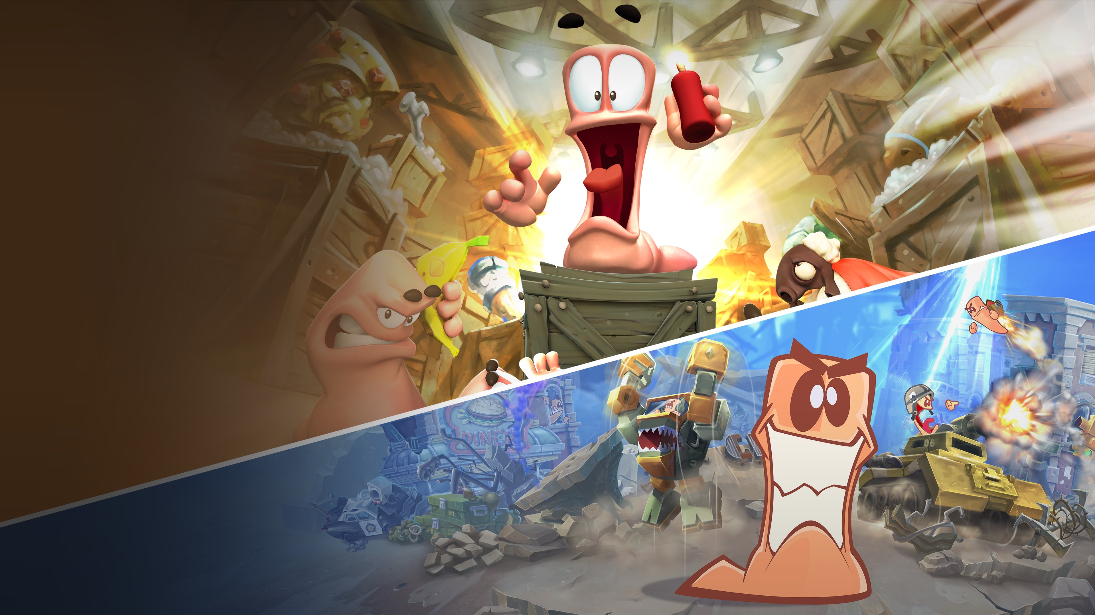 Jogo PS4 Worms Battlegrounds