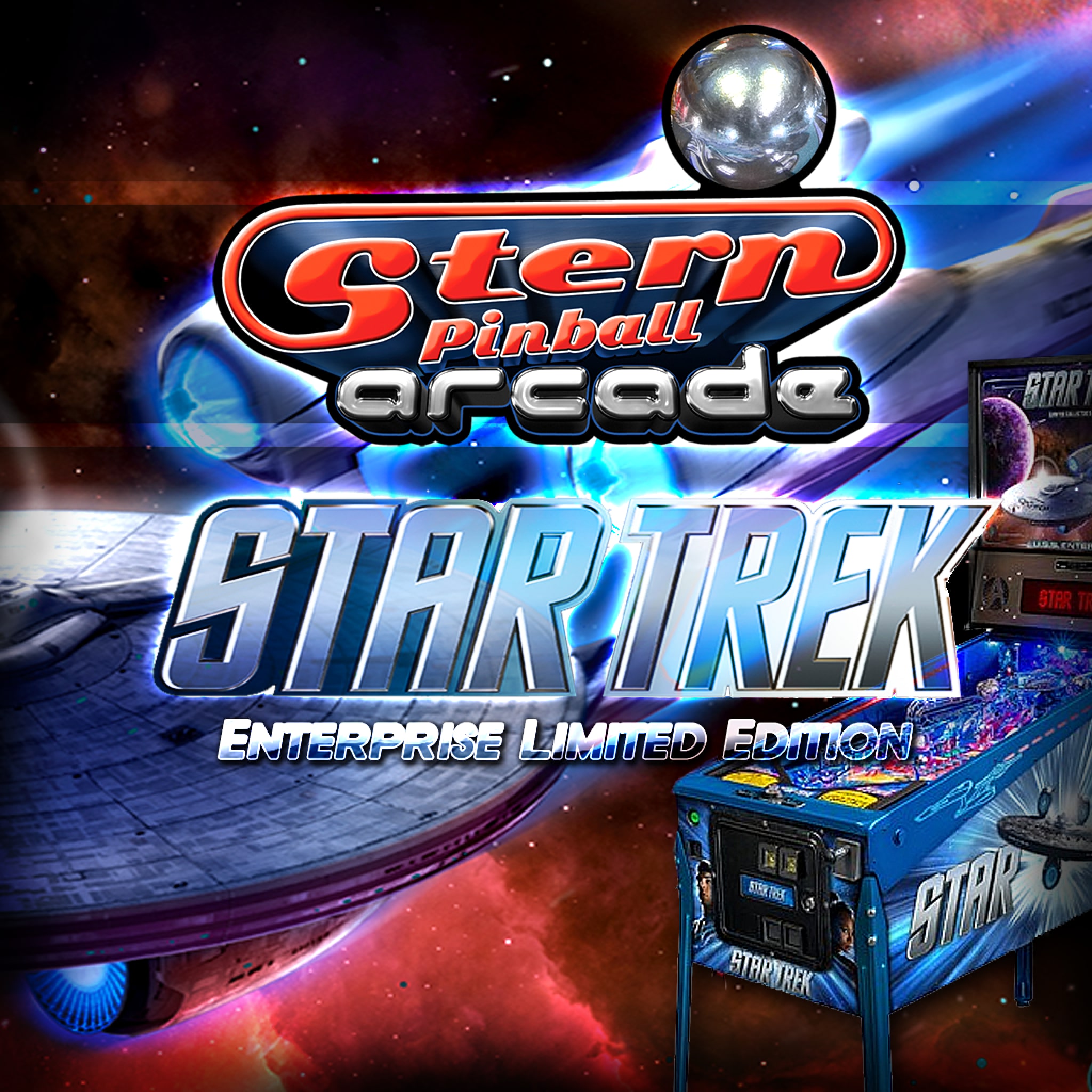 Stern Pinball: Star Trek™ Enterprise Limited Edition Skin