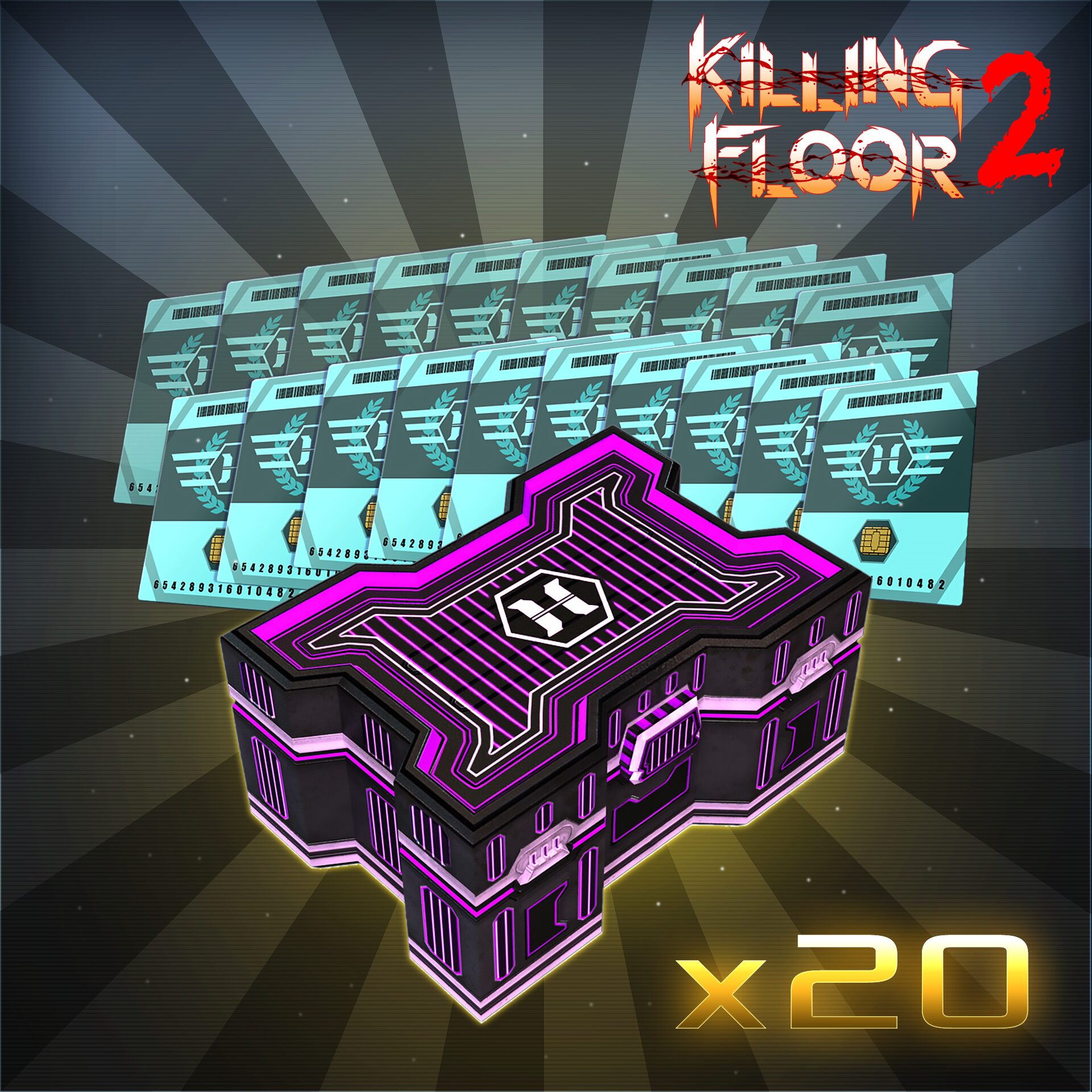 Killing Floor 2 - Horzine Supply Weapon Crate - Series 11 Gold Bundle Pack