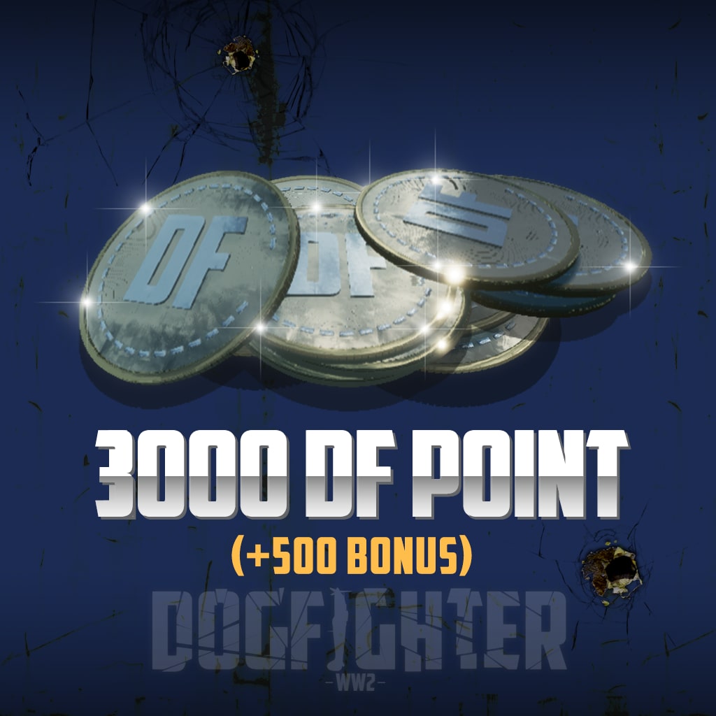 DOGFIGHTER -WW2- 3000 (+500 BONUS) DF POINT (한국어판)
