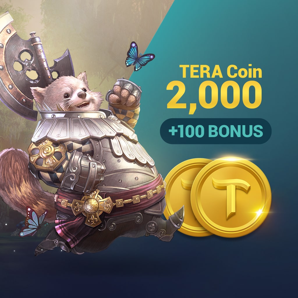 TERA Coin 2,000 (+100 BONUS) (English/Chinese/Korean/Japanese Ver.)