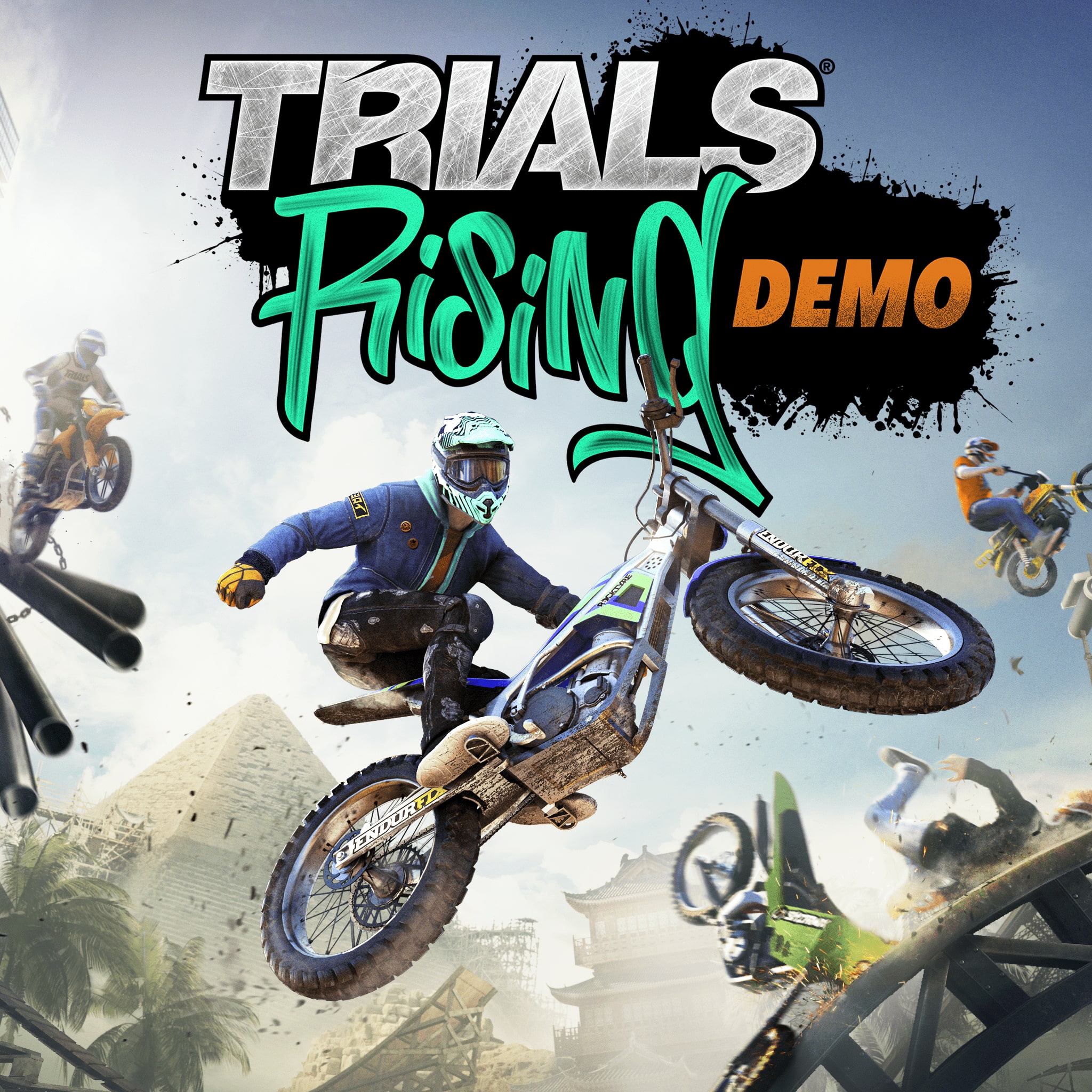 JOGO DE MOTO EMPINADA NA PISTA COM OBSTÁCULOS - JOGO DE MOTOCROSS TRIALS  RISING 