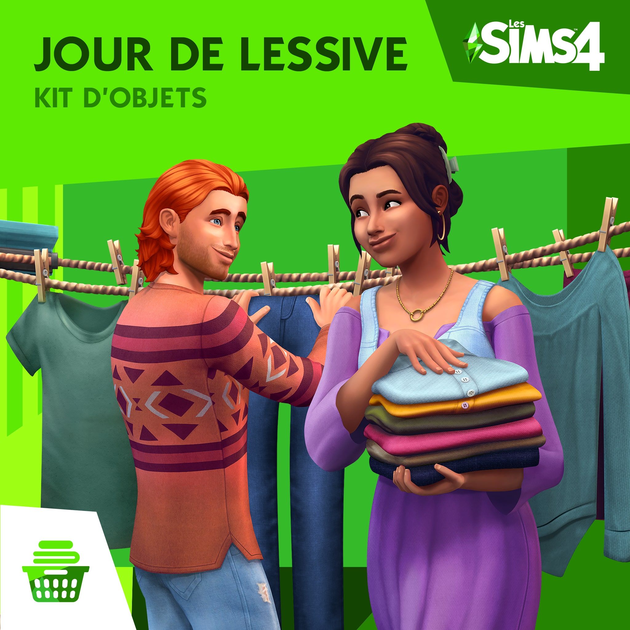 Les Sims™ 4 Kit d'Objets Jour de lessive