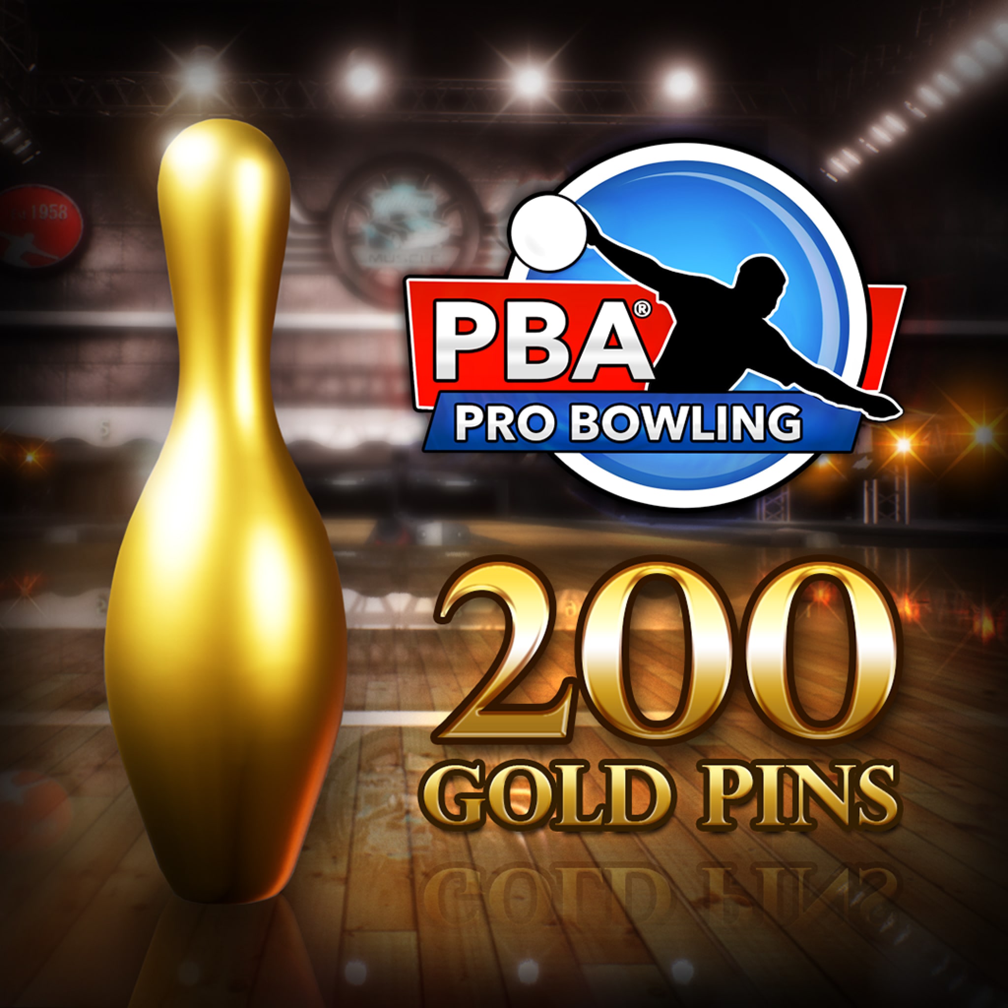 PBA Pro Bowling 200 Pin d'Oro