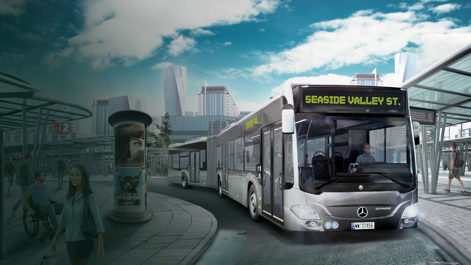 Bus Simulator (버스 시뮬레이터) (중국어(간체자), 한국어, 영어, 일본어)