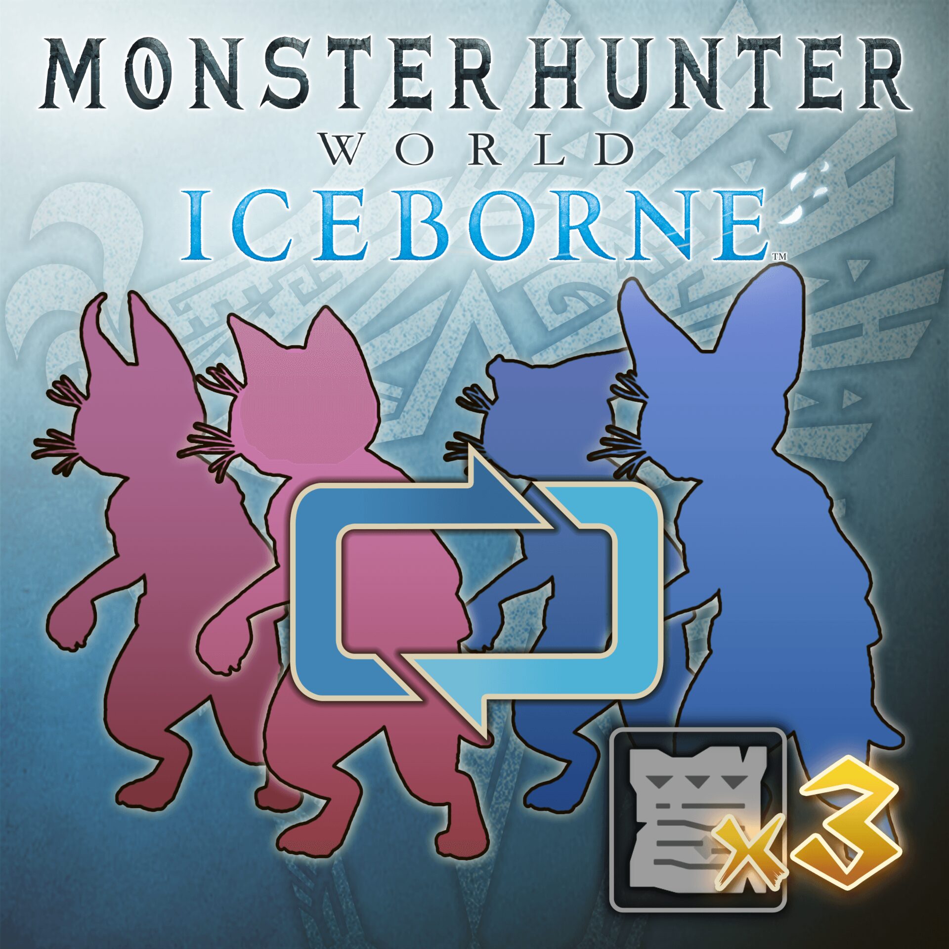 MHW:Iceborne - Palico Edit Voucher: Three-Voucher Pack