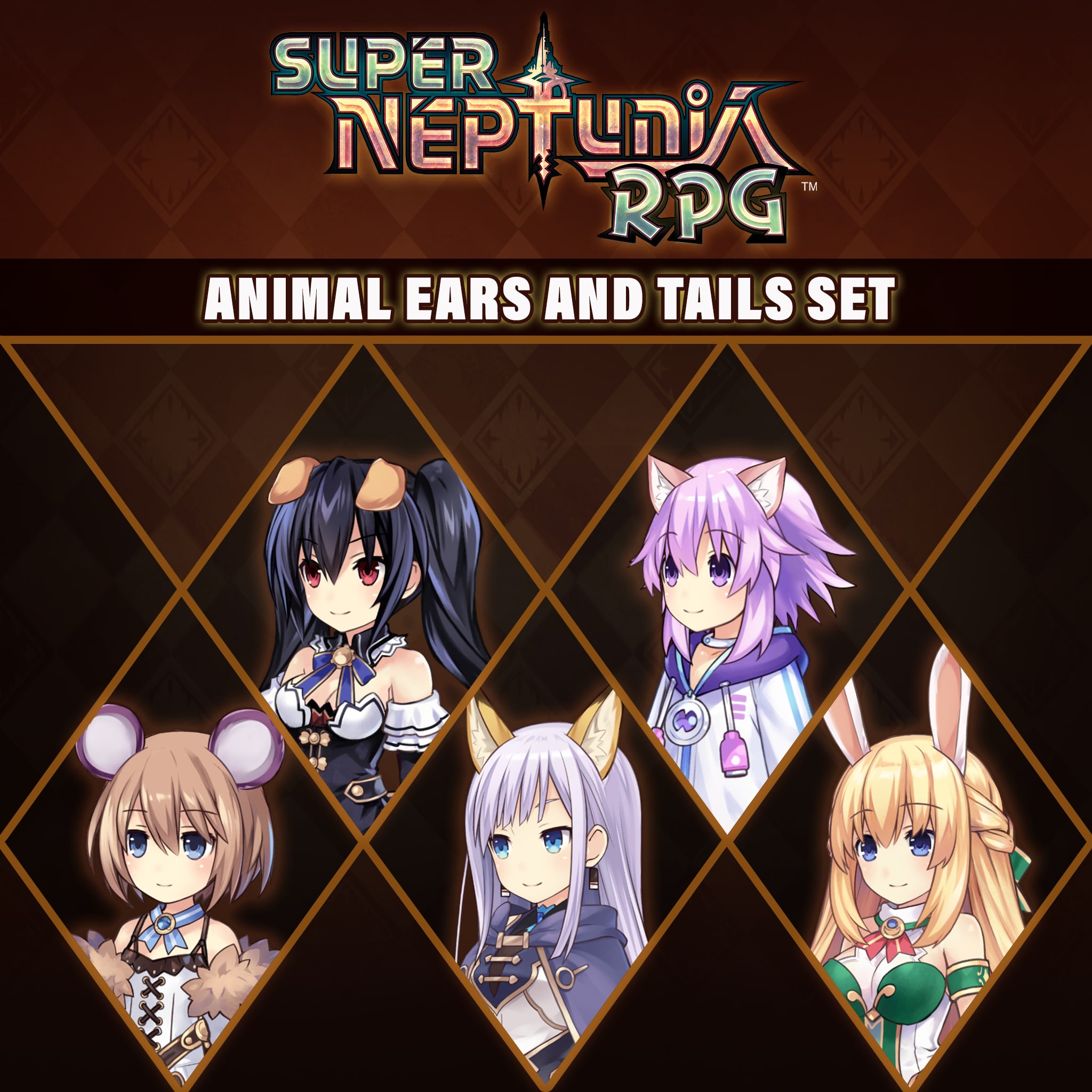 Super Neptunia RPG - Animal Ears & Tail Set