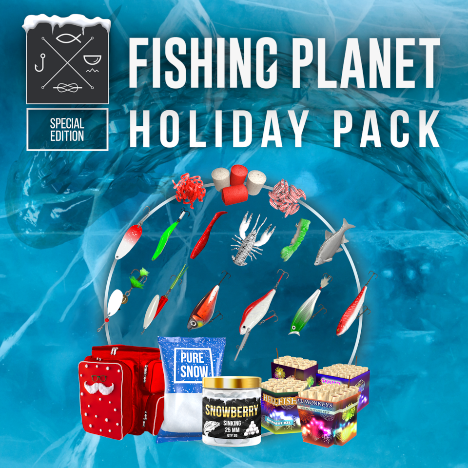 Packed holidays. Fishing Planet магазин набор. Pro Angler Sport Bundle. Fishing Planet Golden Dragon Pack ps4. Fishing Planet Christmas Bundle ps4.