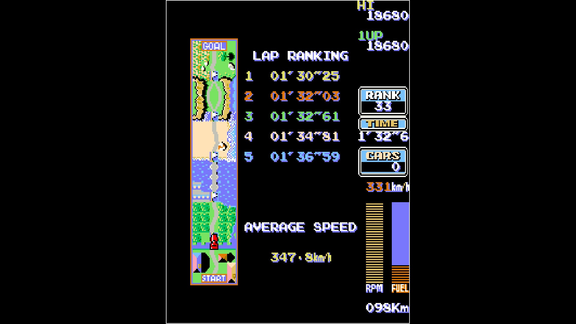 #3. Arcade Archives ROAD FIGHTER (PlayStation) بواسطة: HAMSTER Corporation