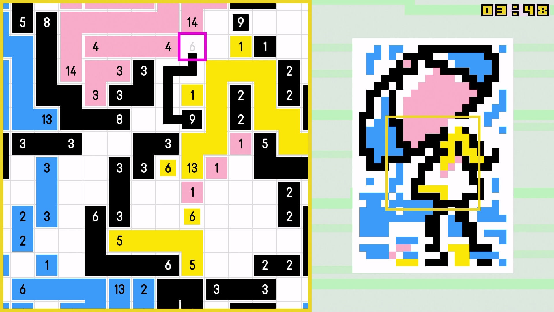 #1. Link-a-Pix Deluxe (PlayStation) By: Lightwood Games