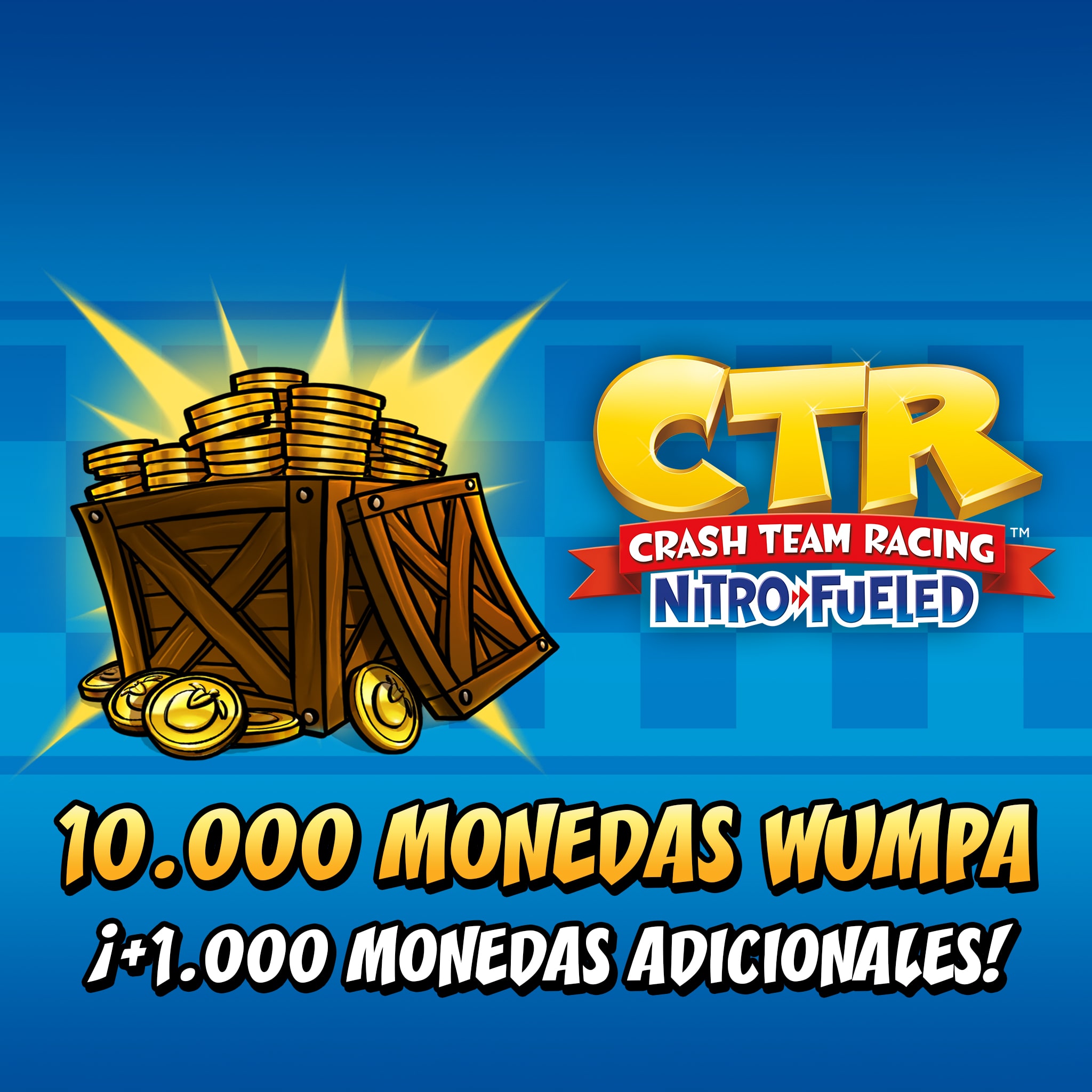 Crash™ Team Racing Nitro-Fueled - 10 000 Monedas Wumpa (+1000)