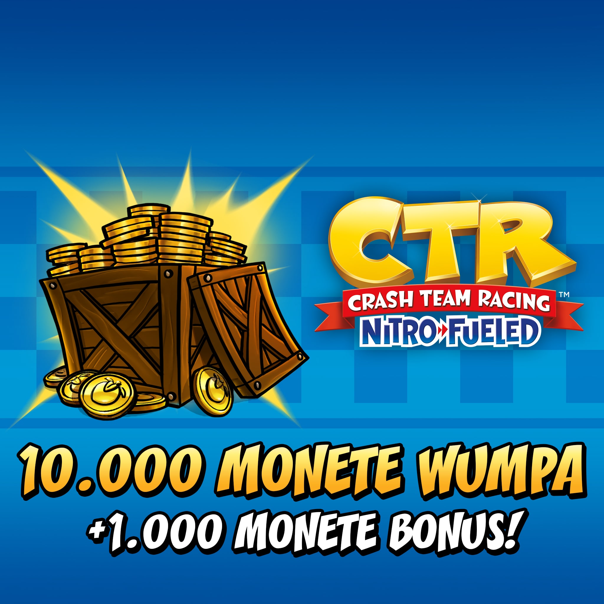 Crash™ Team Racing Nitro-Fueled - 10000 (+1000) Monete Wumpa