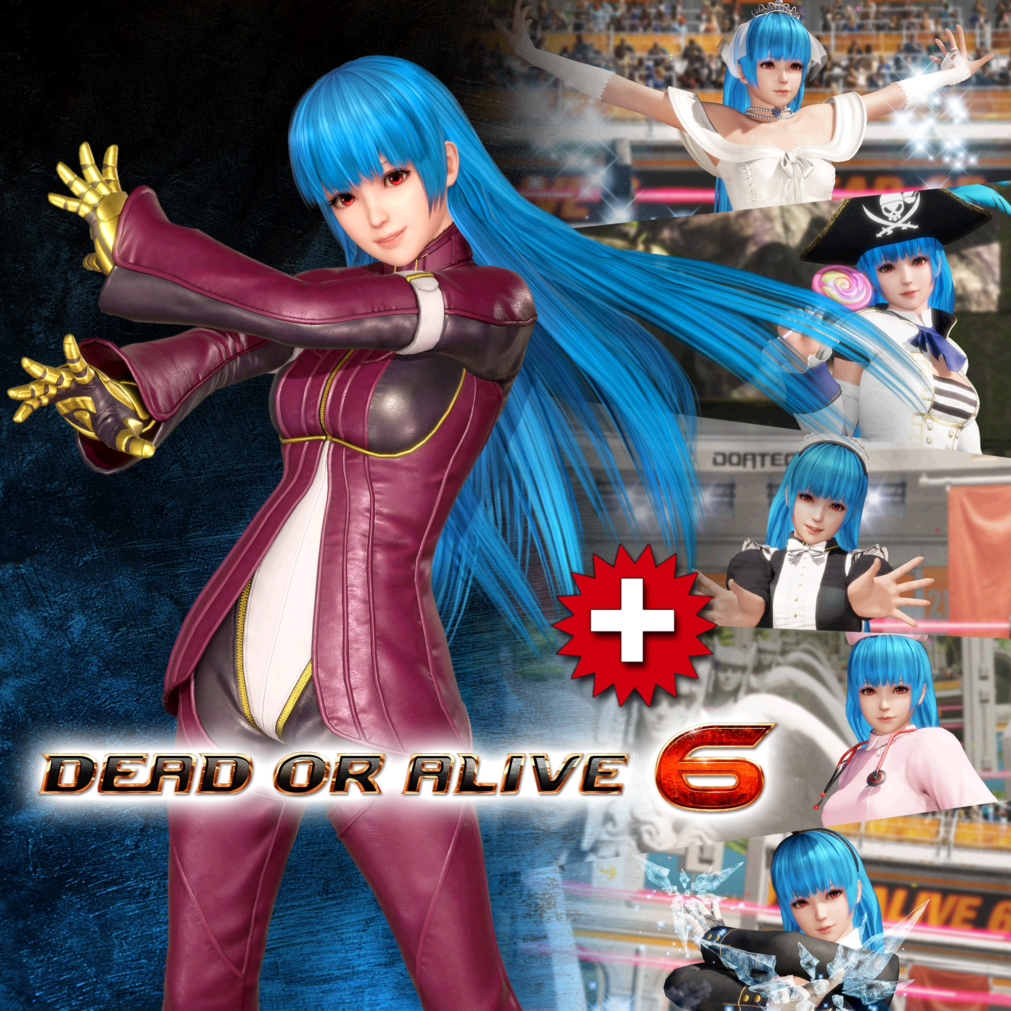 Personagem Kula Diamond DOA6 + Conjunto de Visuais de Estreia