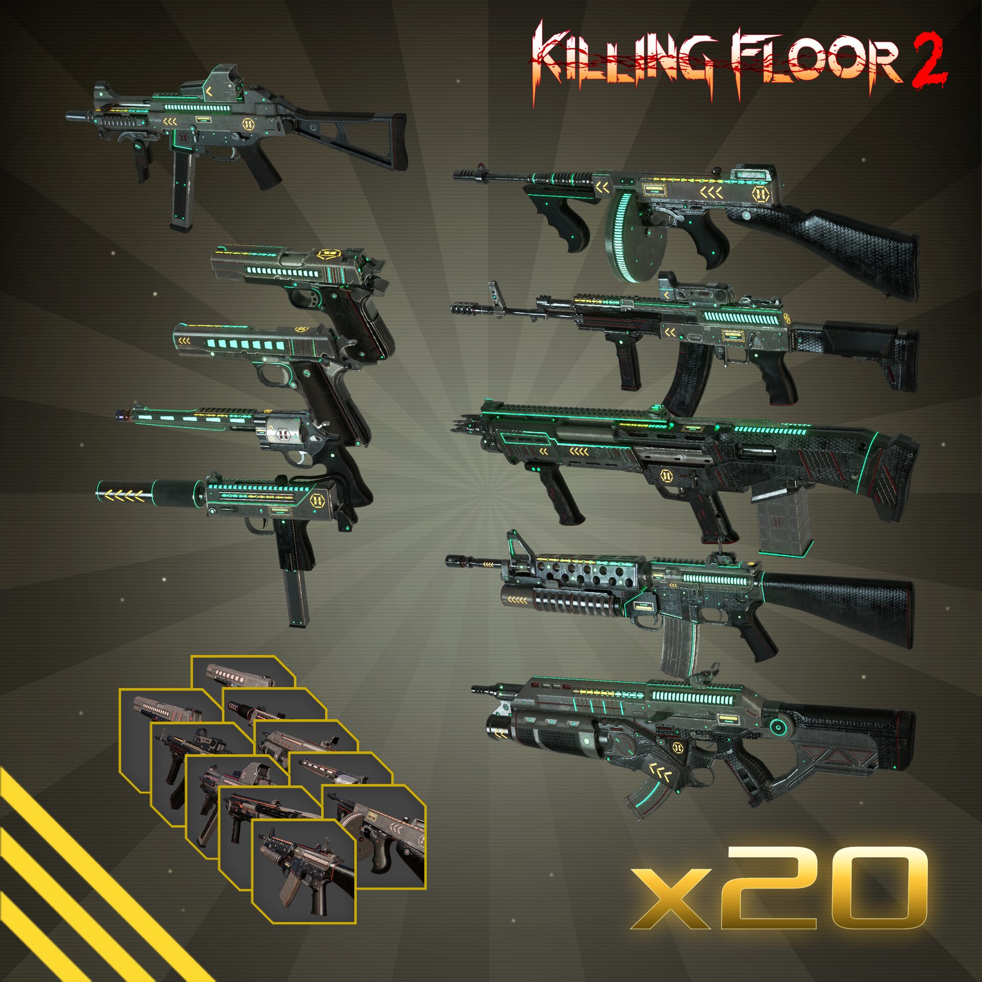 Killing Floor 2  - Jaeger MKII Weapon Skin Bundle Pack