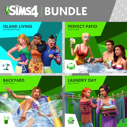 The Sims™ 4 Everyday Stuff Pack Bundle — Perfect Patio Stuff, Laundry Day  Stuff, Toddler Stuff, Romantic Garden Stuff, Fitness Stuff · BundleID:  18882 · SteamDB