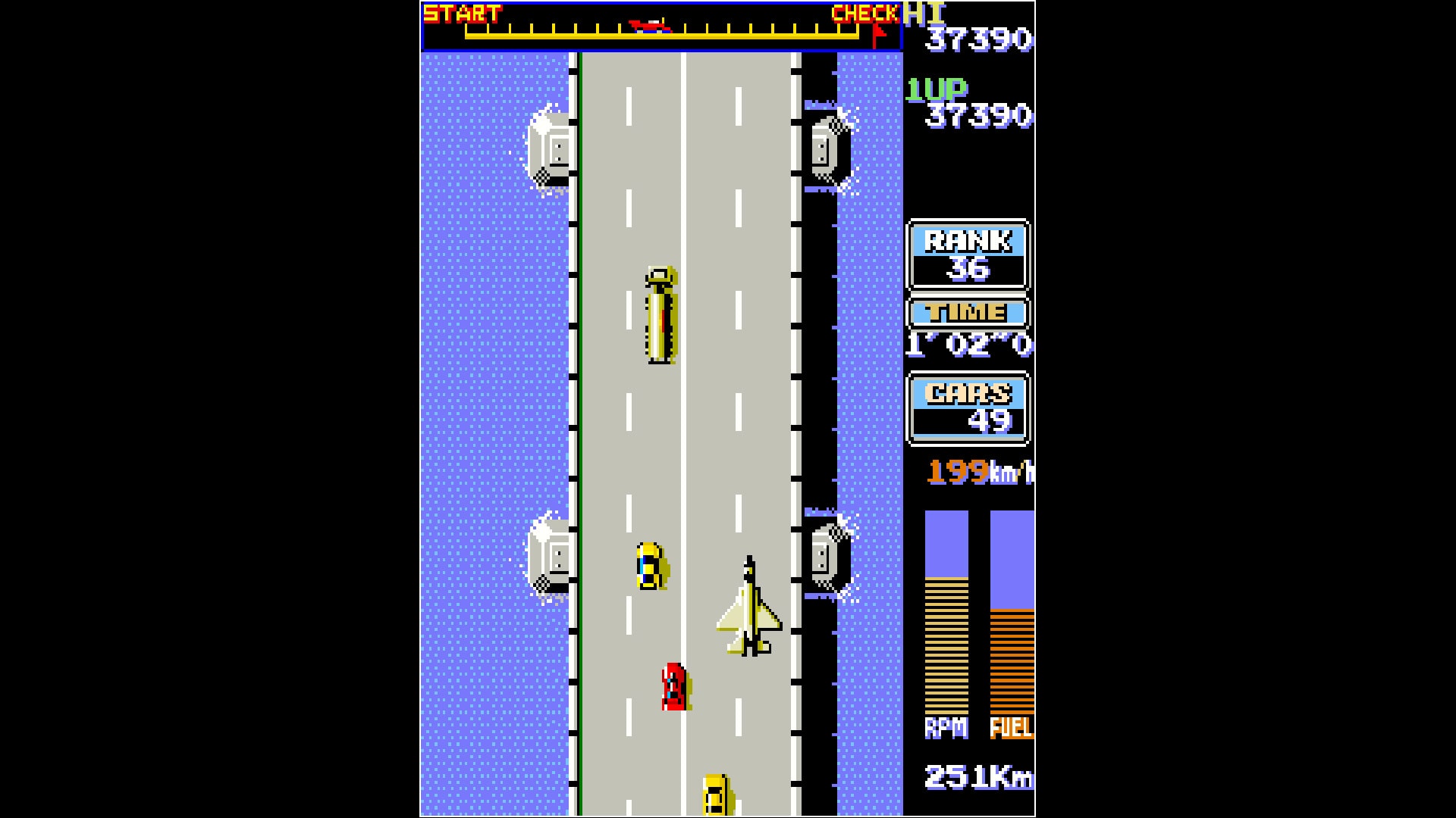 #6. Arcade Archives ROAD FIGHTER (PlayStation) بواسطة: HAMSTER Corporation
