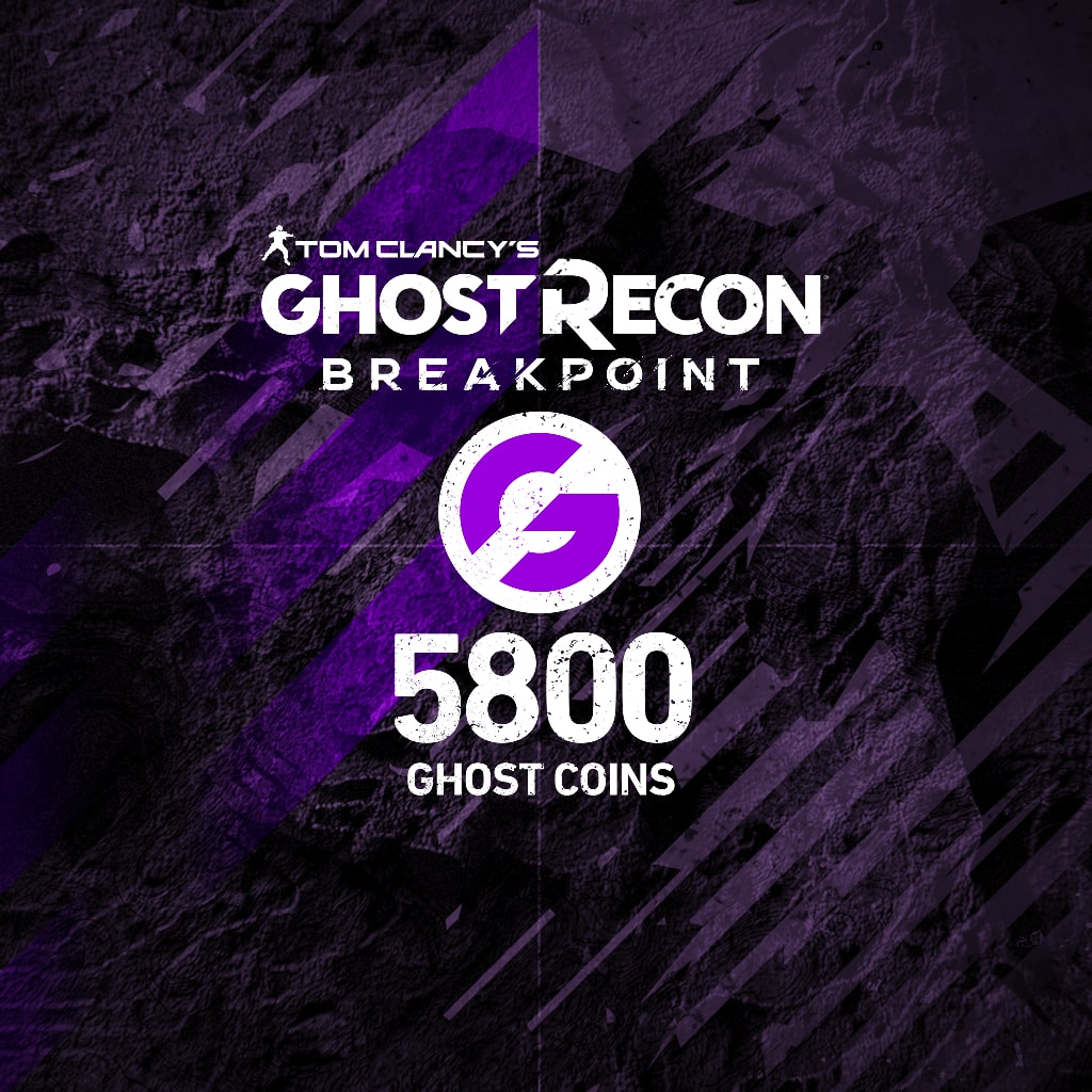 Ghost Recon Breakpoint - 5800 (4800+1000 bonus) Ghost Coins (English/Chinese/Korean/Japanese Ver.)
