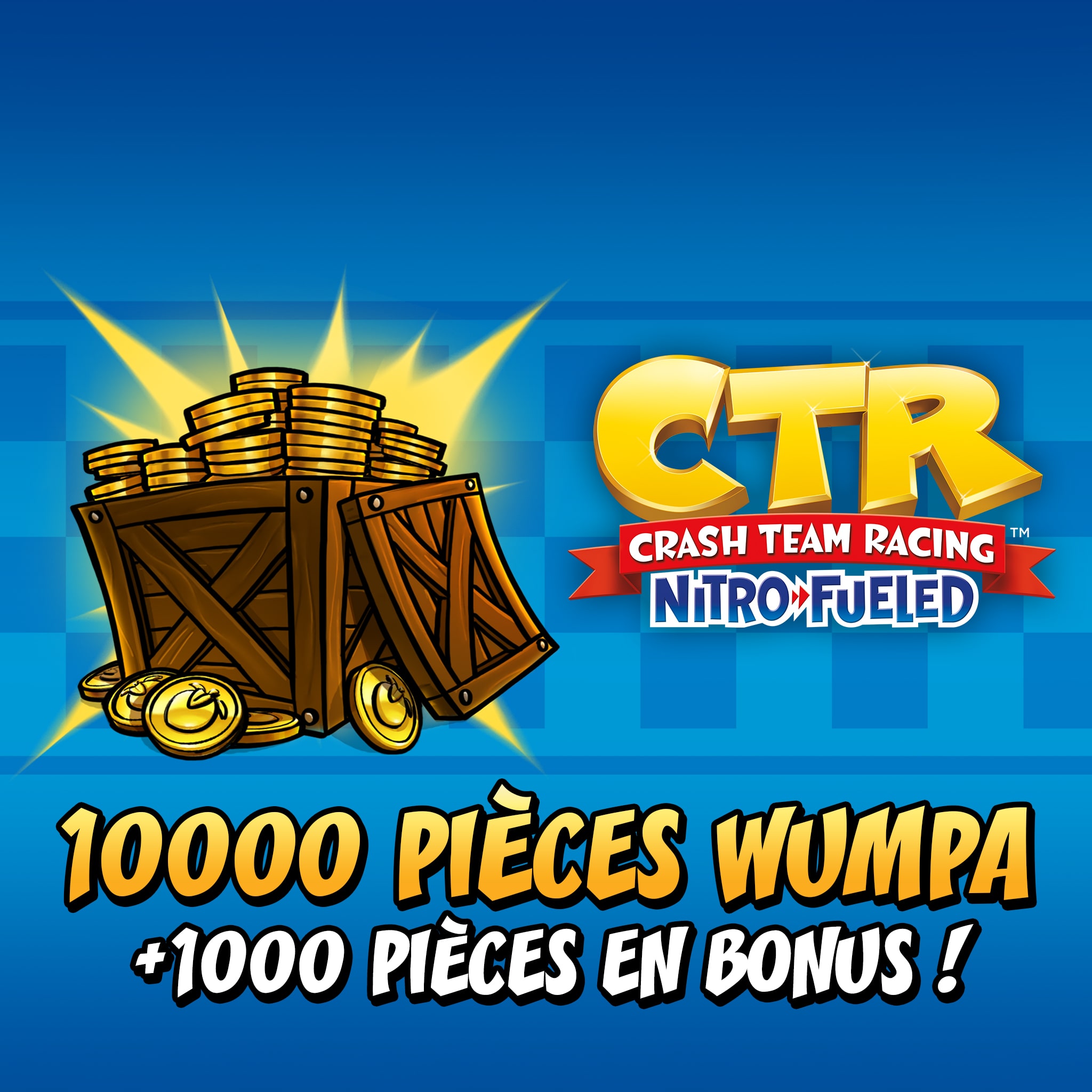 Crash™ Team Racing Nitro-Fueled - 10000 (+1000) Pièces Wumpa