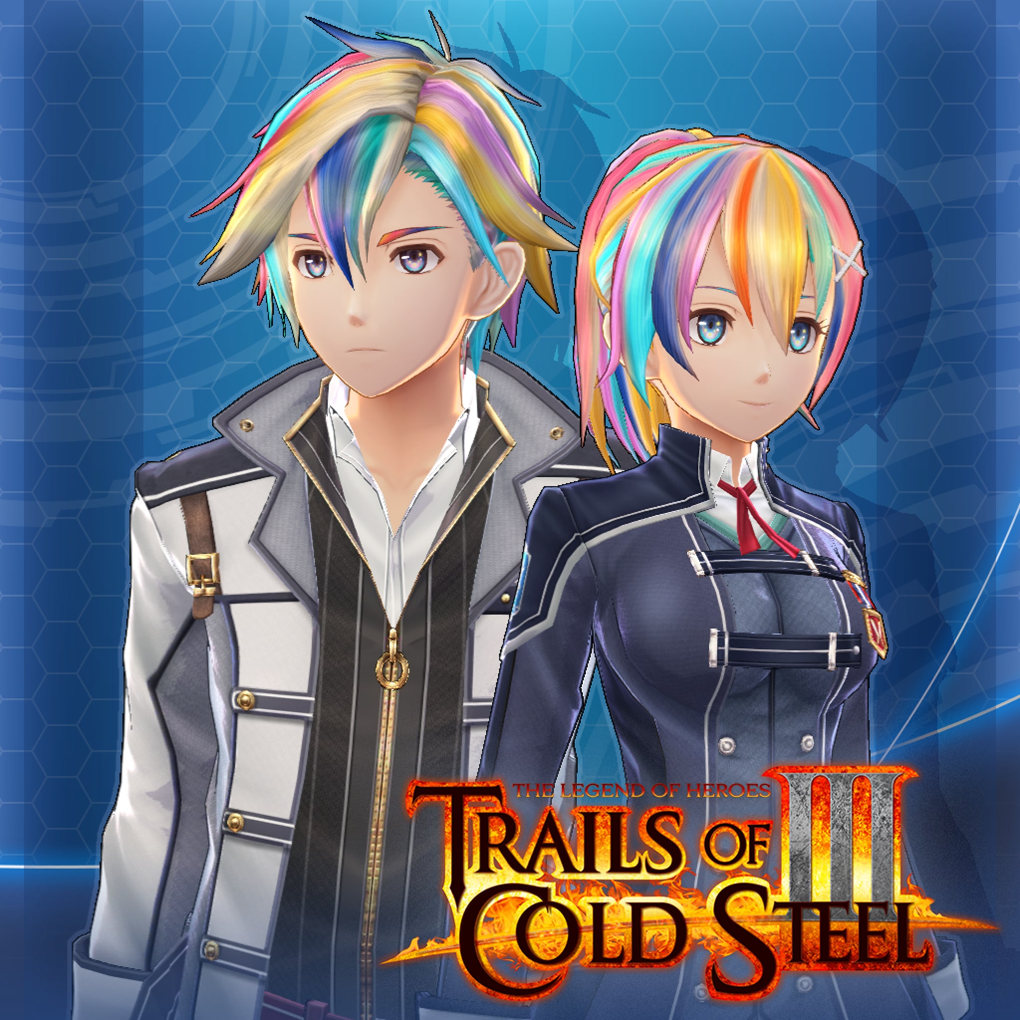 Trails of Cold Steel III: Rainbow Hair Set