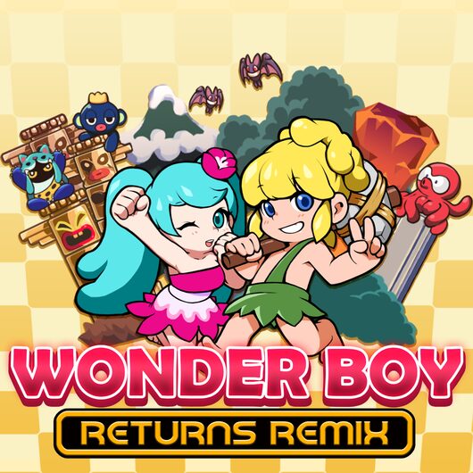 WONDER BOY RETURNS REMIX for playstation