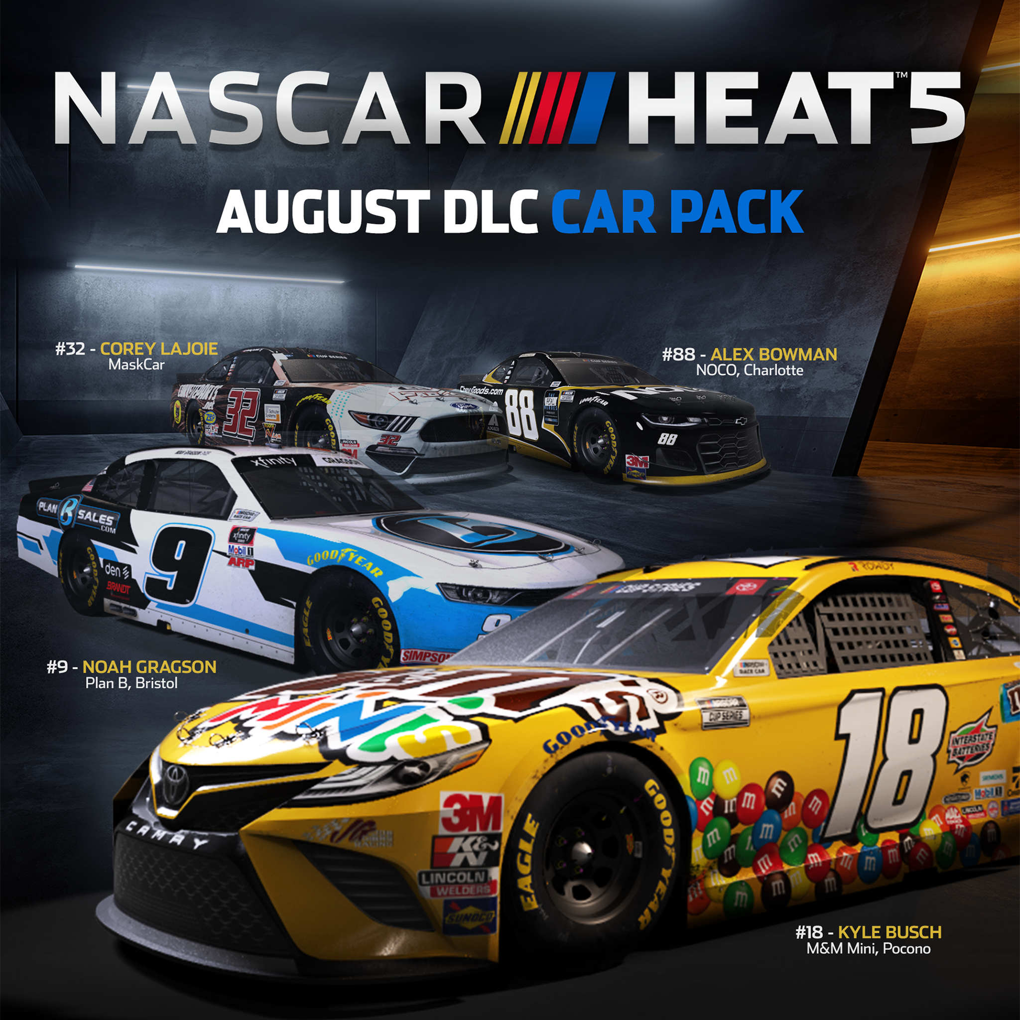 NASCAR Heat 5 - August Pack