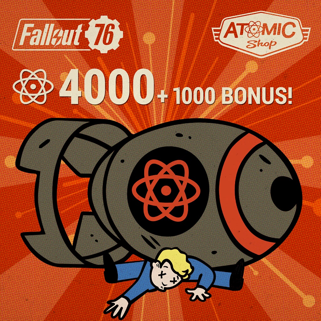 Fallout 76: 4000 (+1000 Bonus) Atoms