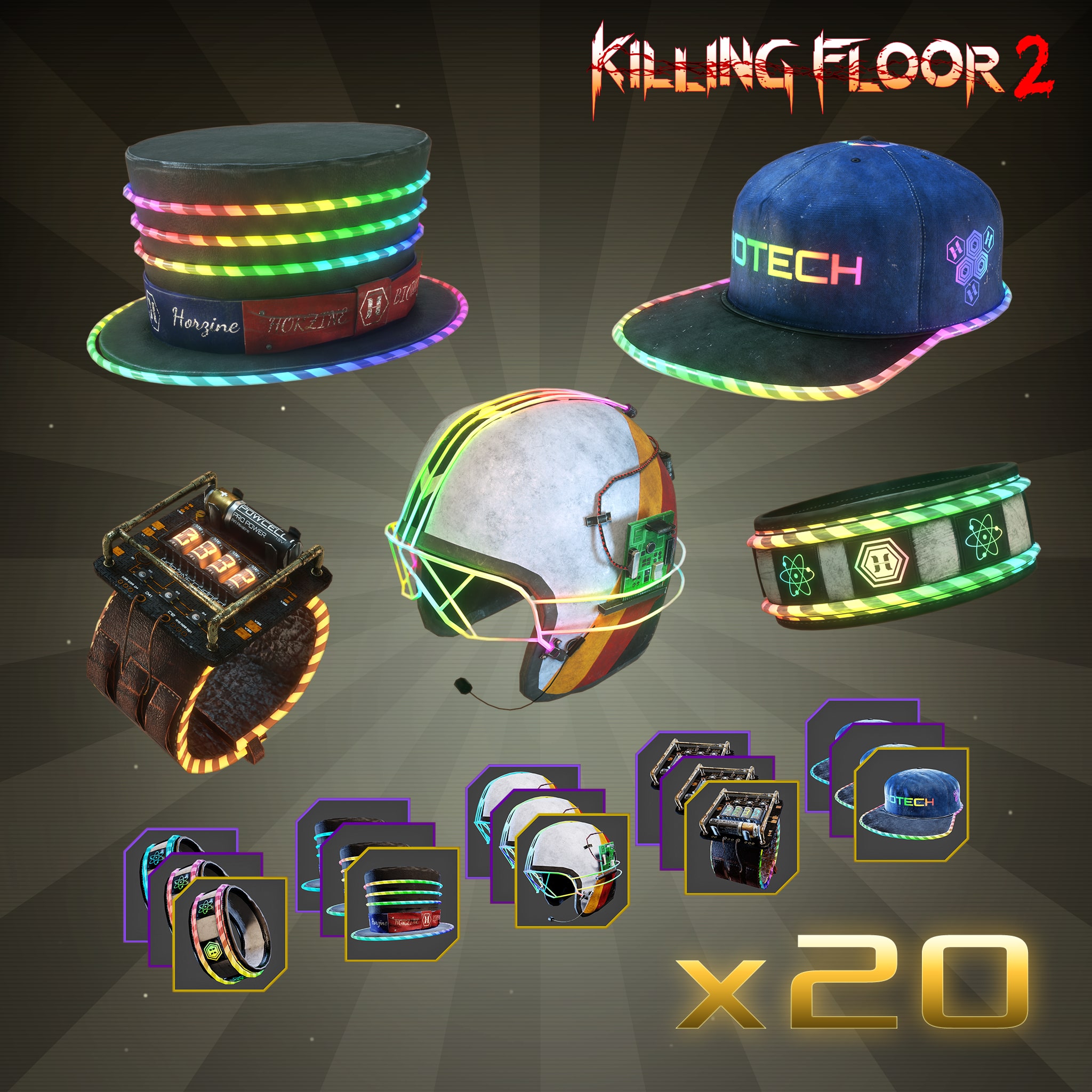 Killing Floor 2  - Future Neon Gear Cosmetic Bundle