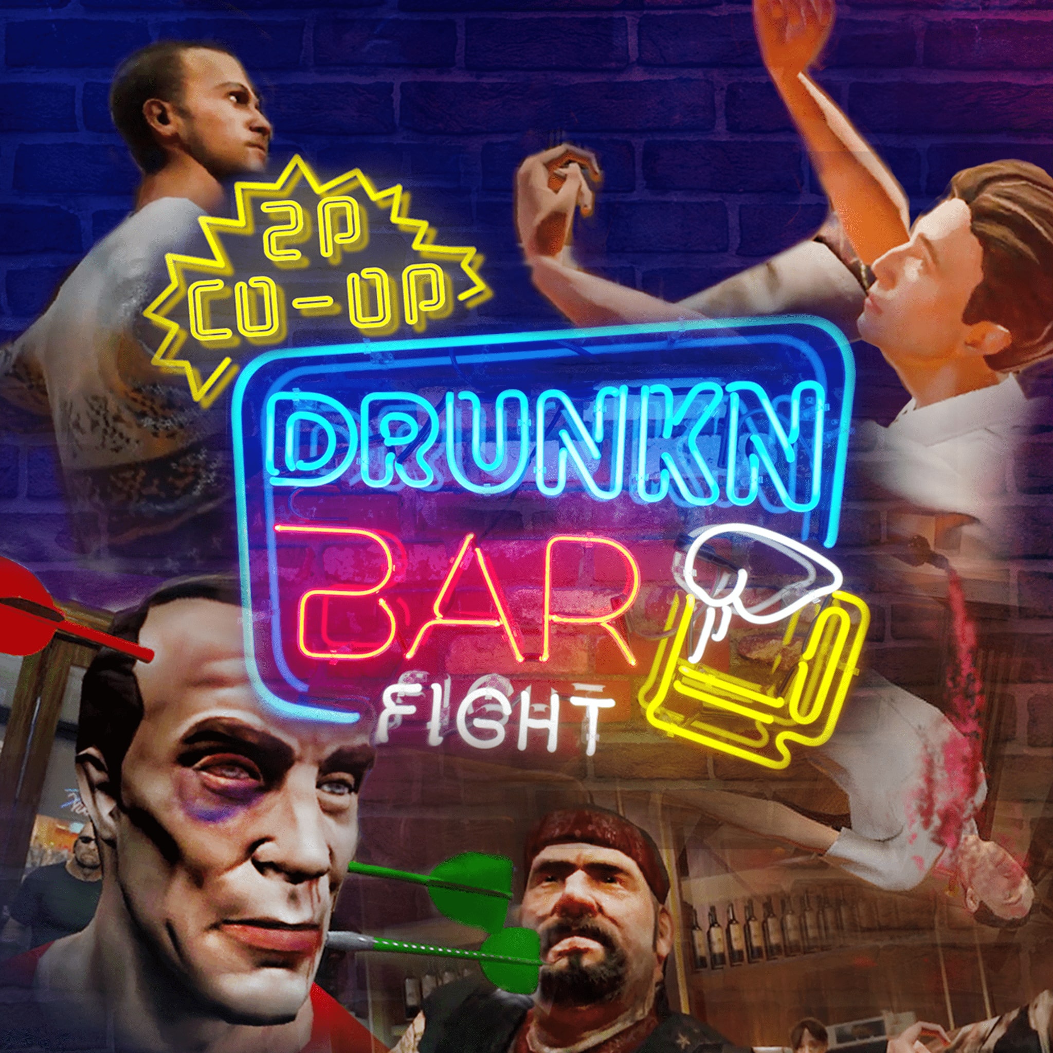 drunkn bar fight controls