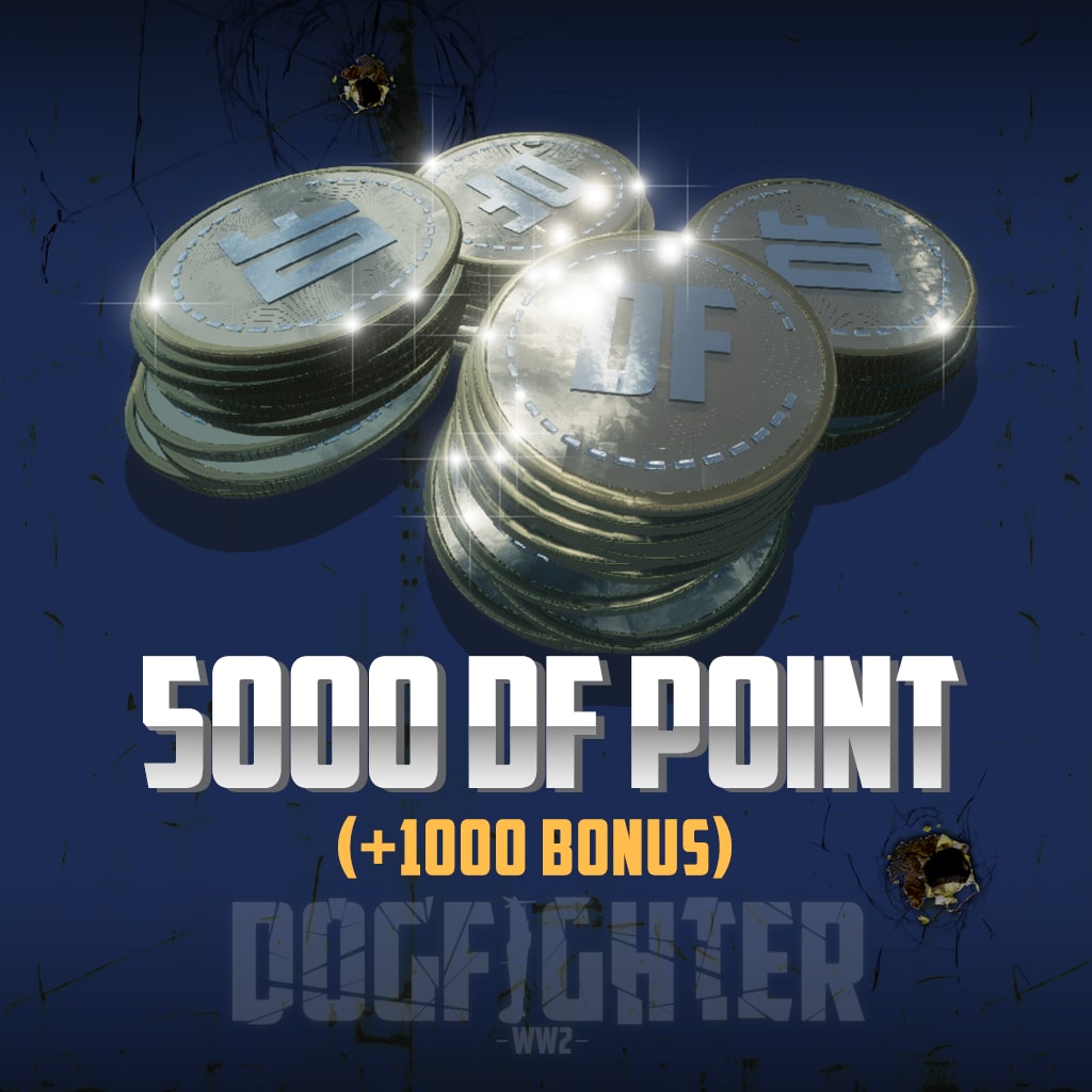 DOGFIGHTER -WW2- 5000 (+1000 BONUS) DF POINT (한국어판)