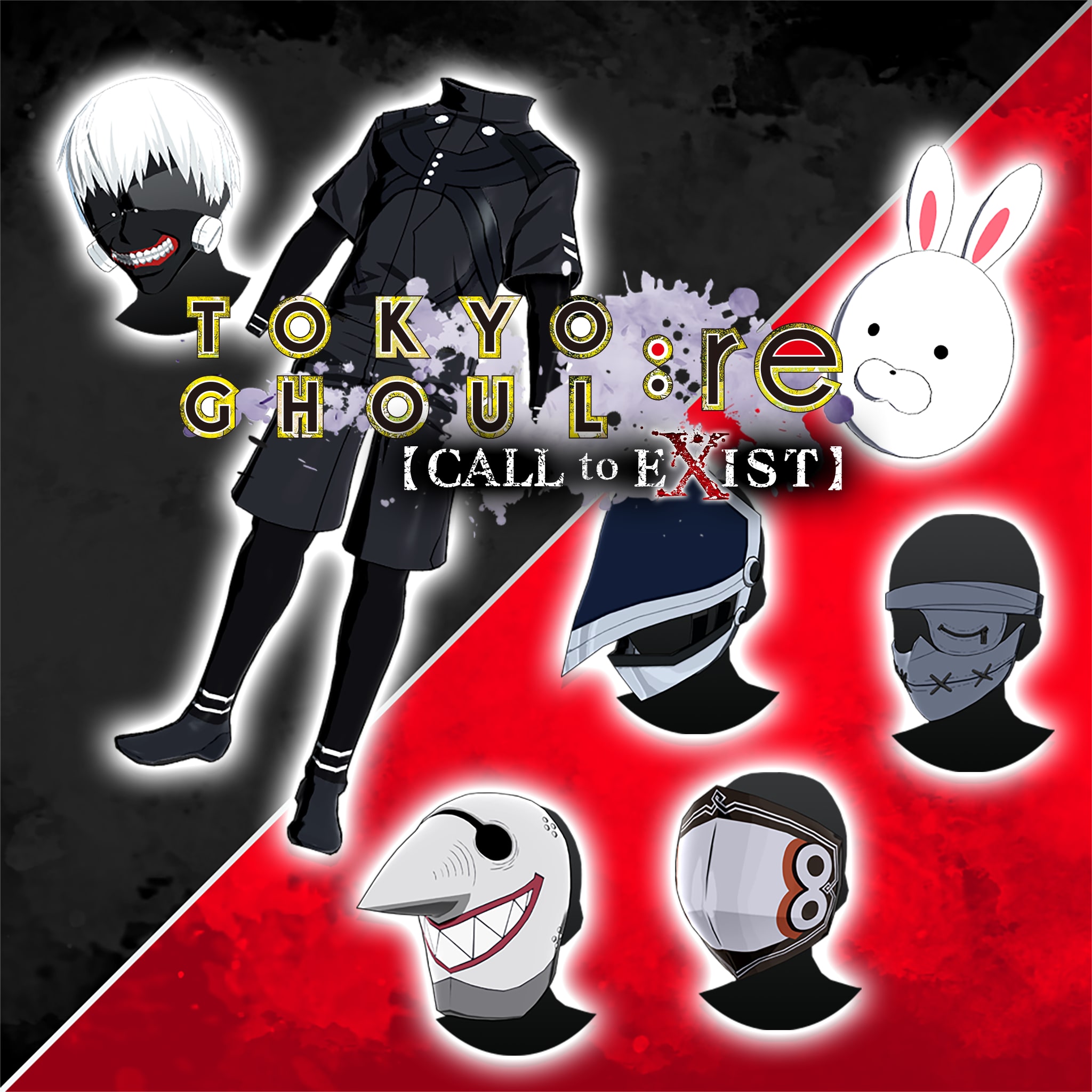 Tokyo Ghoul Re Call To Exist Kaneki Costume Bonus Mask Set