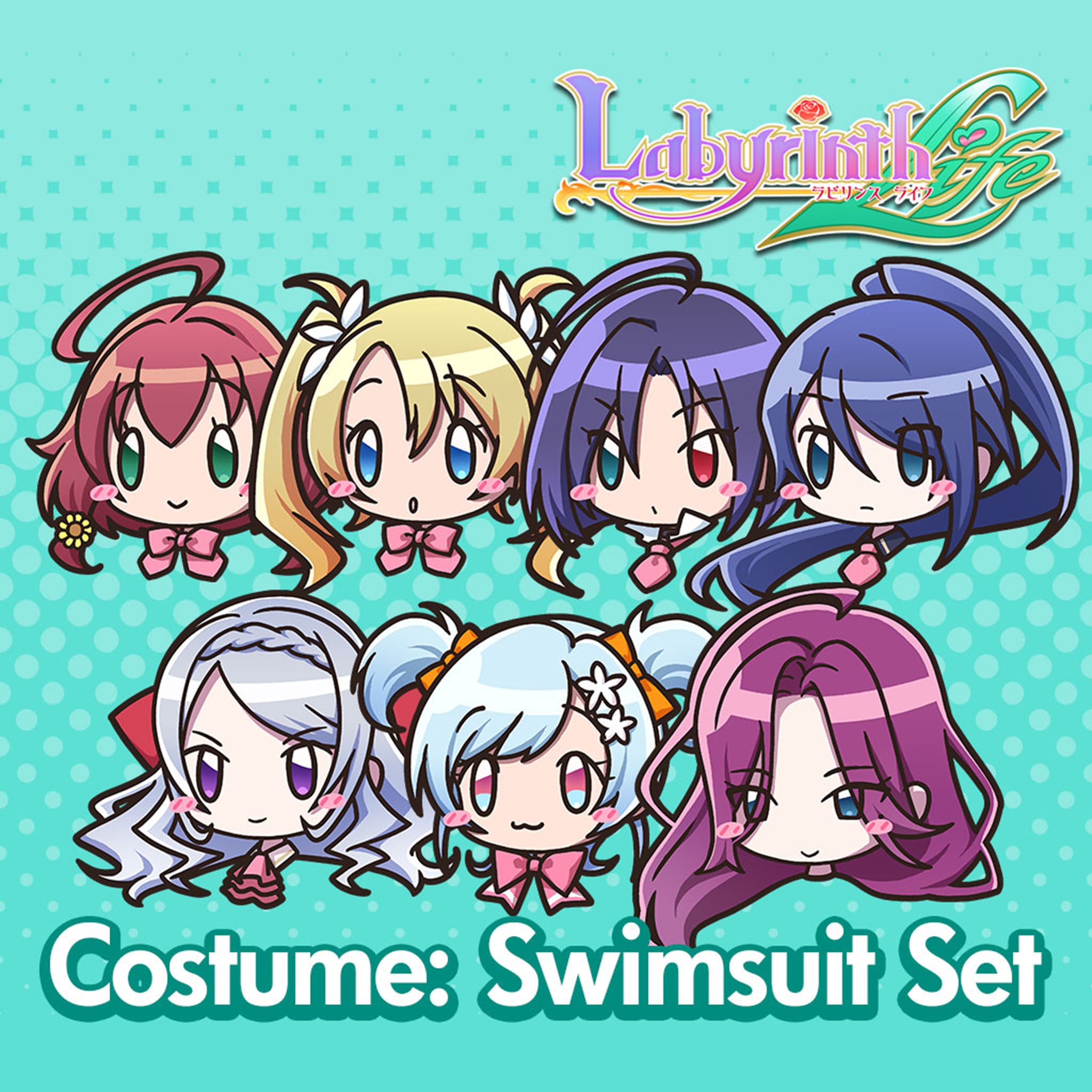 Labyrinth Life: Maiden Costume 'Swimsuit' Set of 7