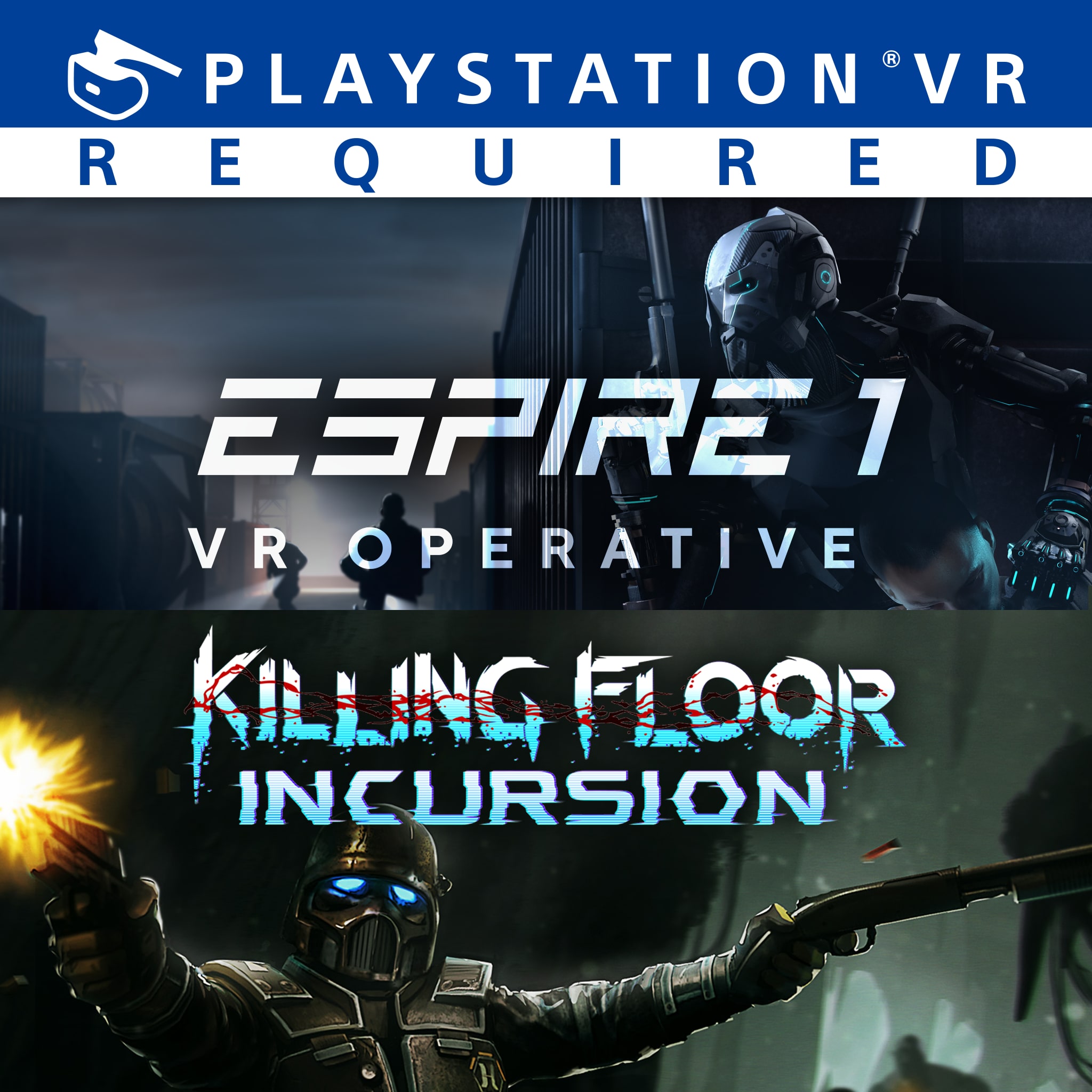 حزمة الواقع الافتراضي للعبتي Espire 1: VR Operative وKilling F