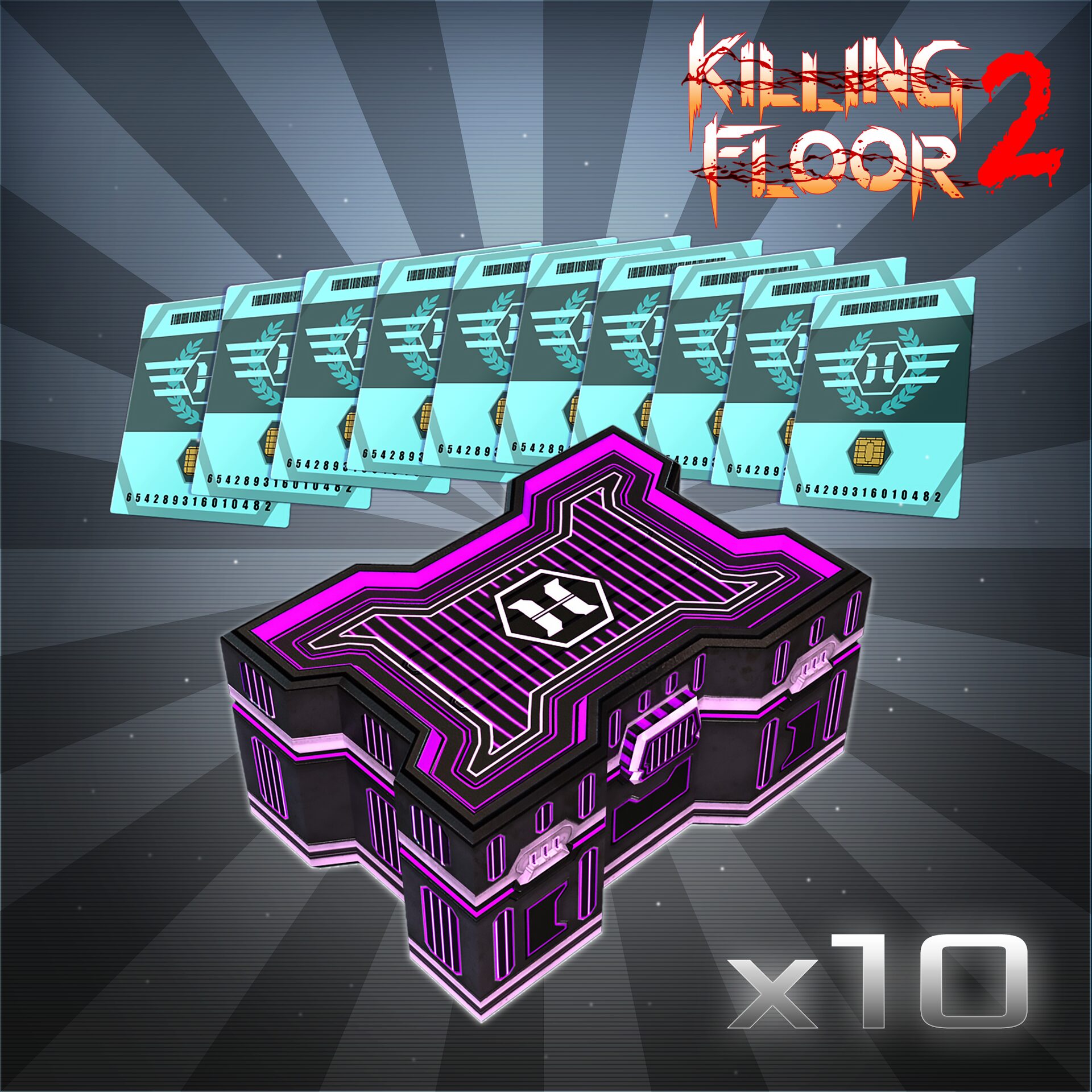 Killing Floor 2 - Horzine Supply Weapon Crate - Series 11 Silver Bundle Pack